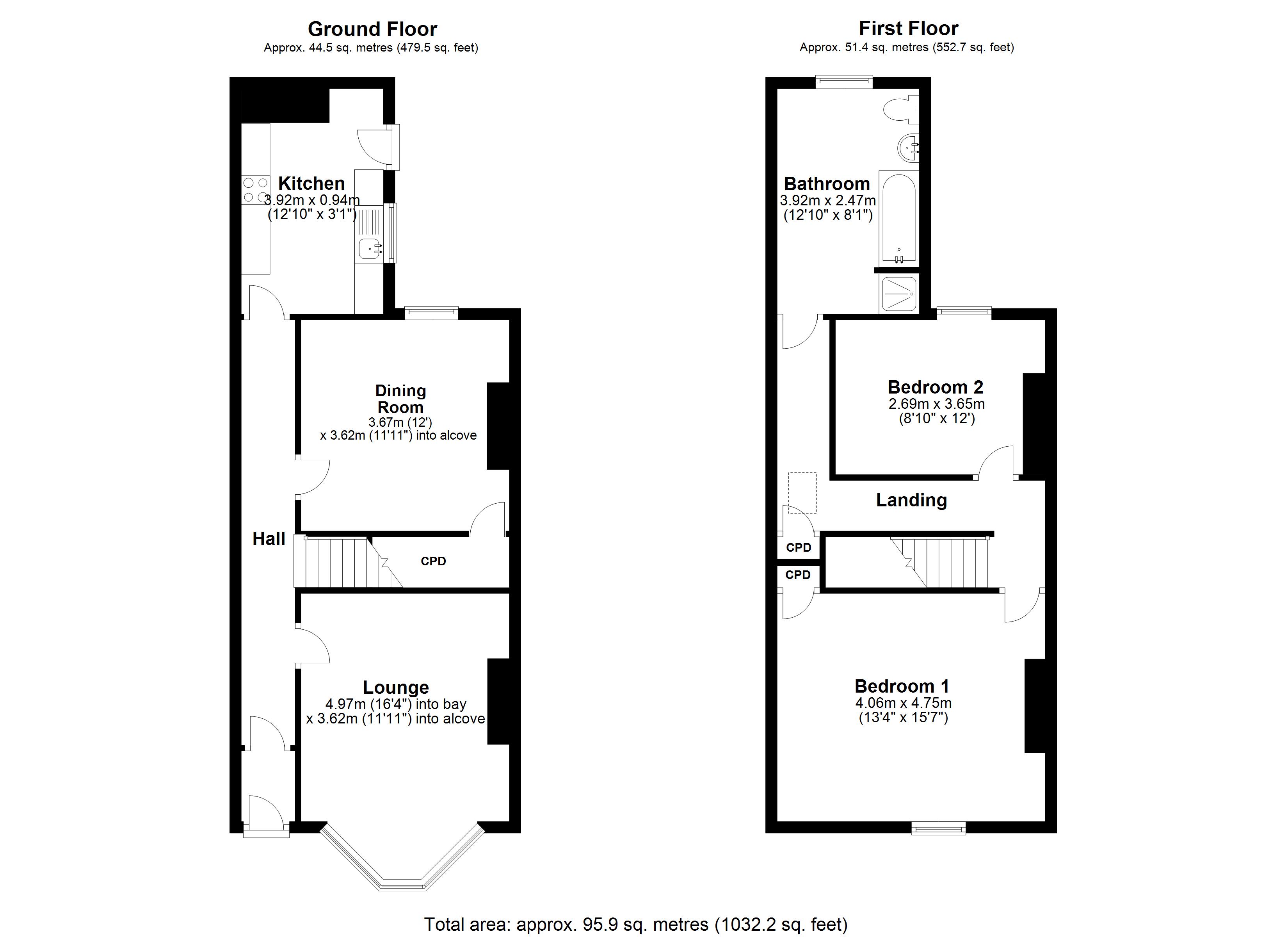 Alexandra Terrace, Whitley Bay NE26, 2 bedroom terraced house for sale