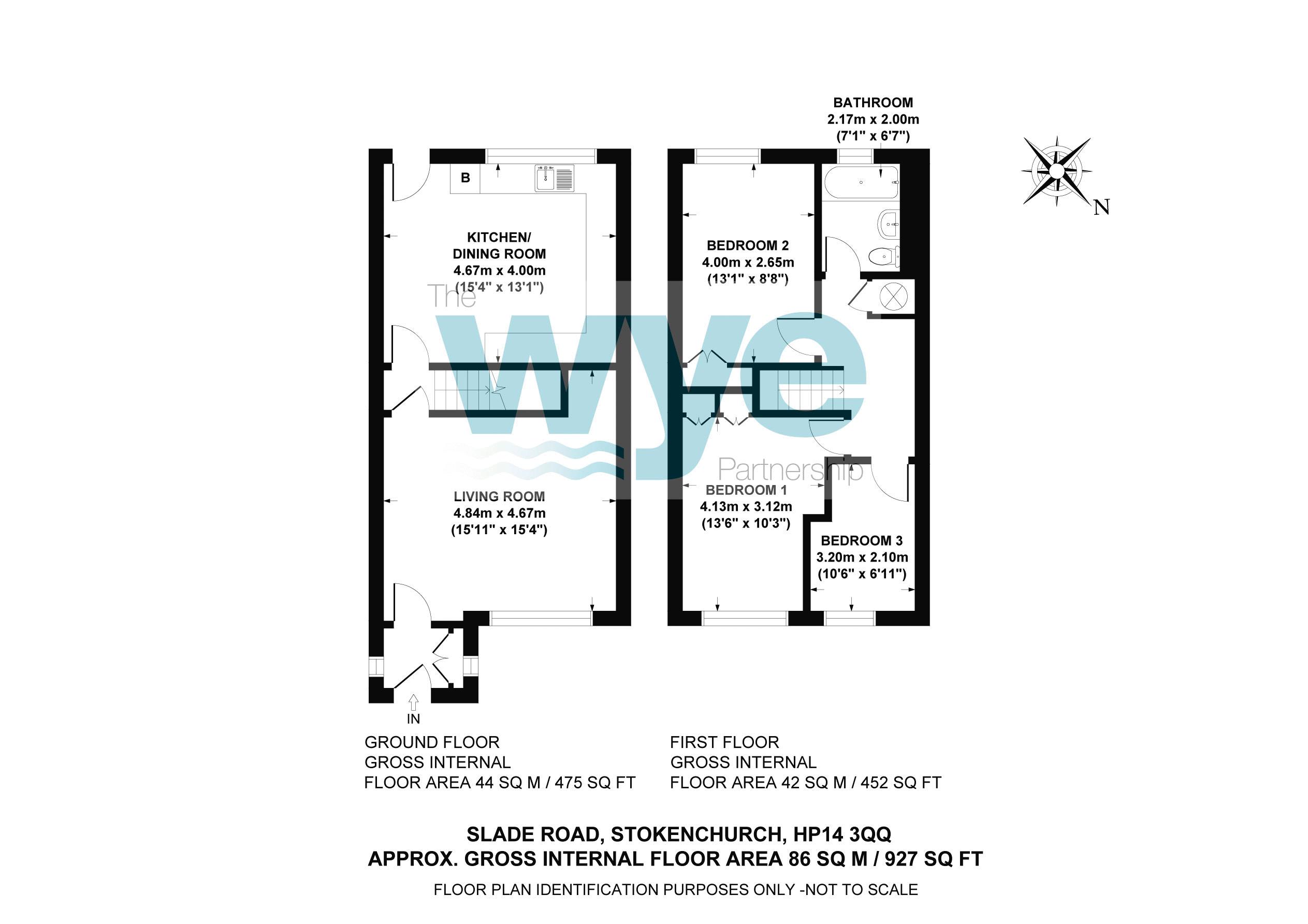 Slade Road, Stokenchurch, High HP14, 3 bedroom terraced house