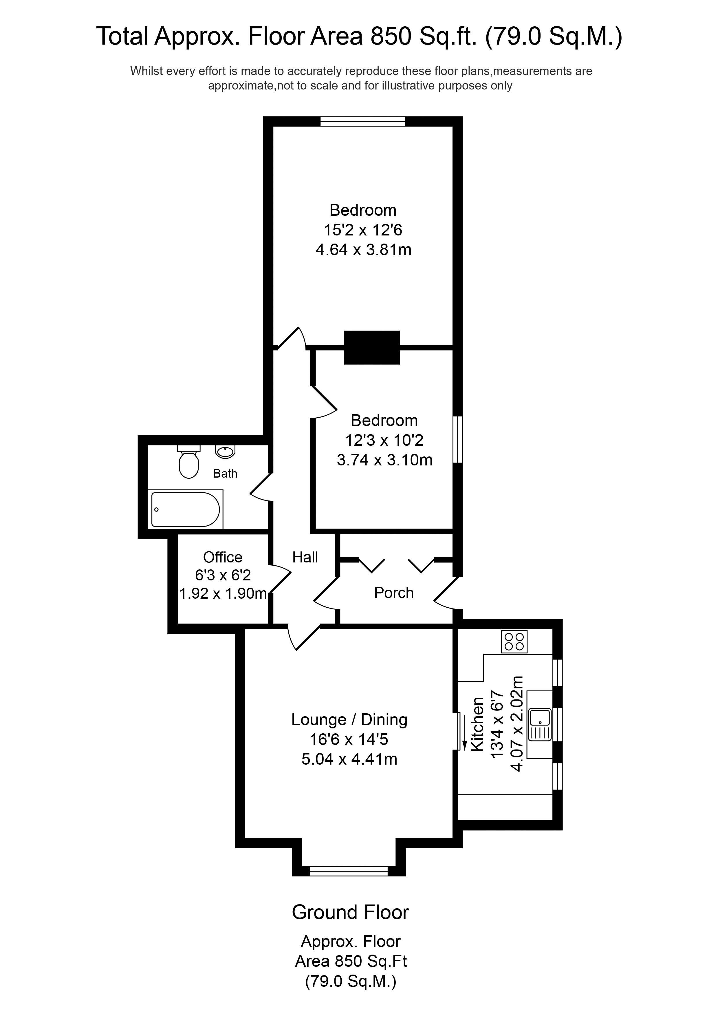 Aughton Road, Birkdale, Southport PR8, 2 bedroom flat for sale