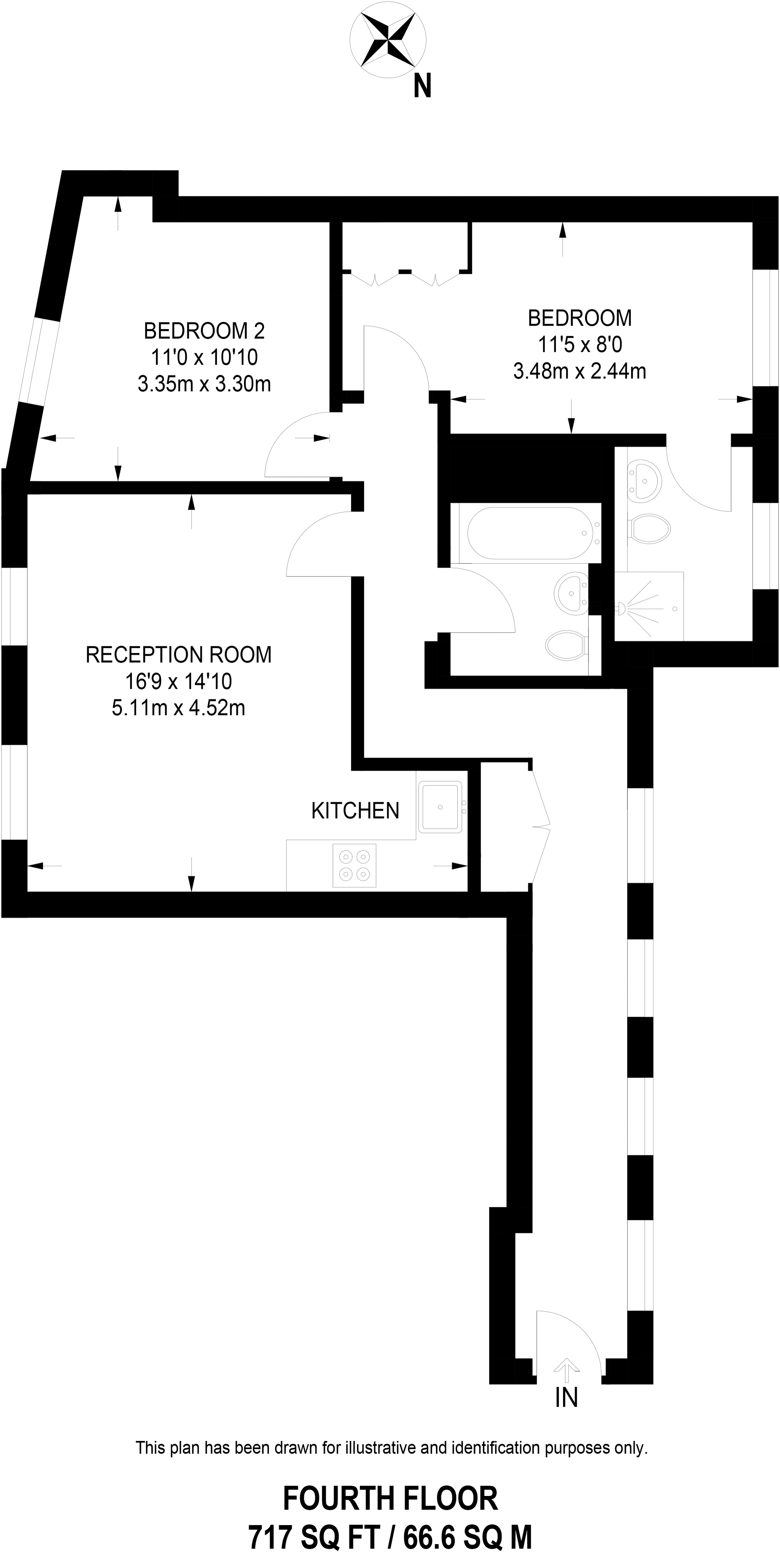 Bedford Row, Holborn, London WC1R, 2 bedroom flat to rent 62997803