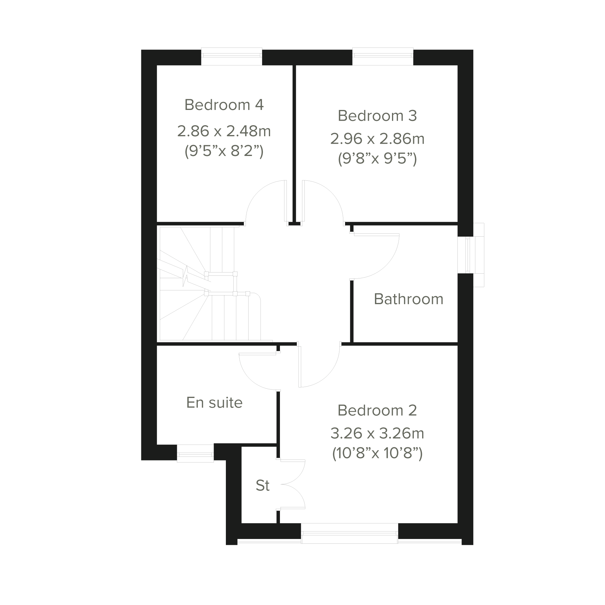 "The Godinton" at Finn Farm Road, Kingsnorth, Ashford TN25, 4 bedroom