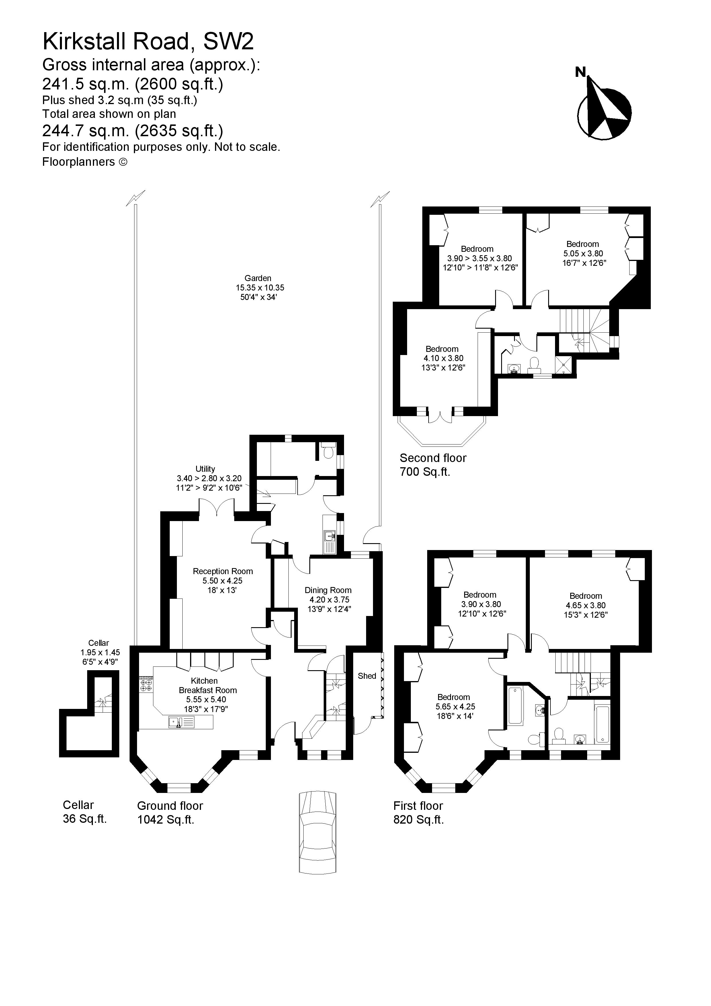 Kirkstall Road, London SW2, 6 bedroom semidetached house for sale