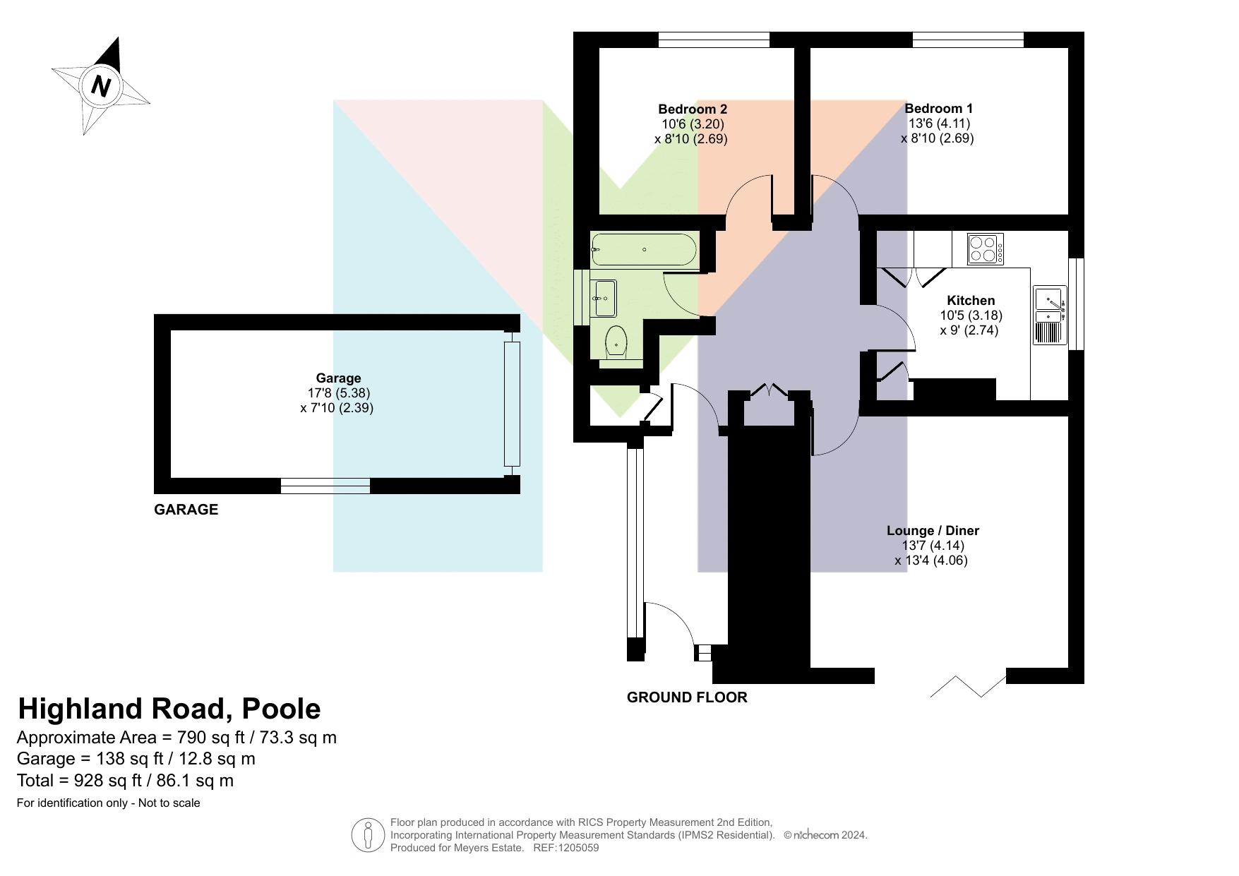 2 bed flat for sale in Highland Road, Lower Parkstone BH14 68638213