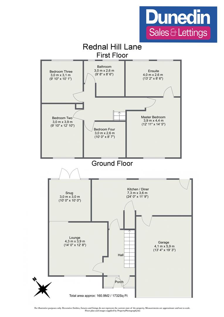 Rednal Hill Lane, Rubery, Birmingham B45, 4 bedroom semidetached house