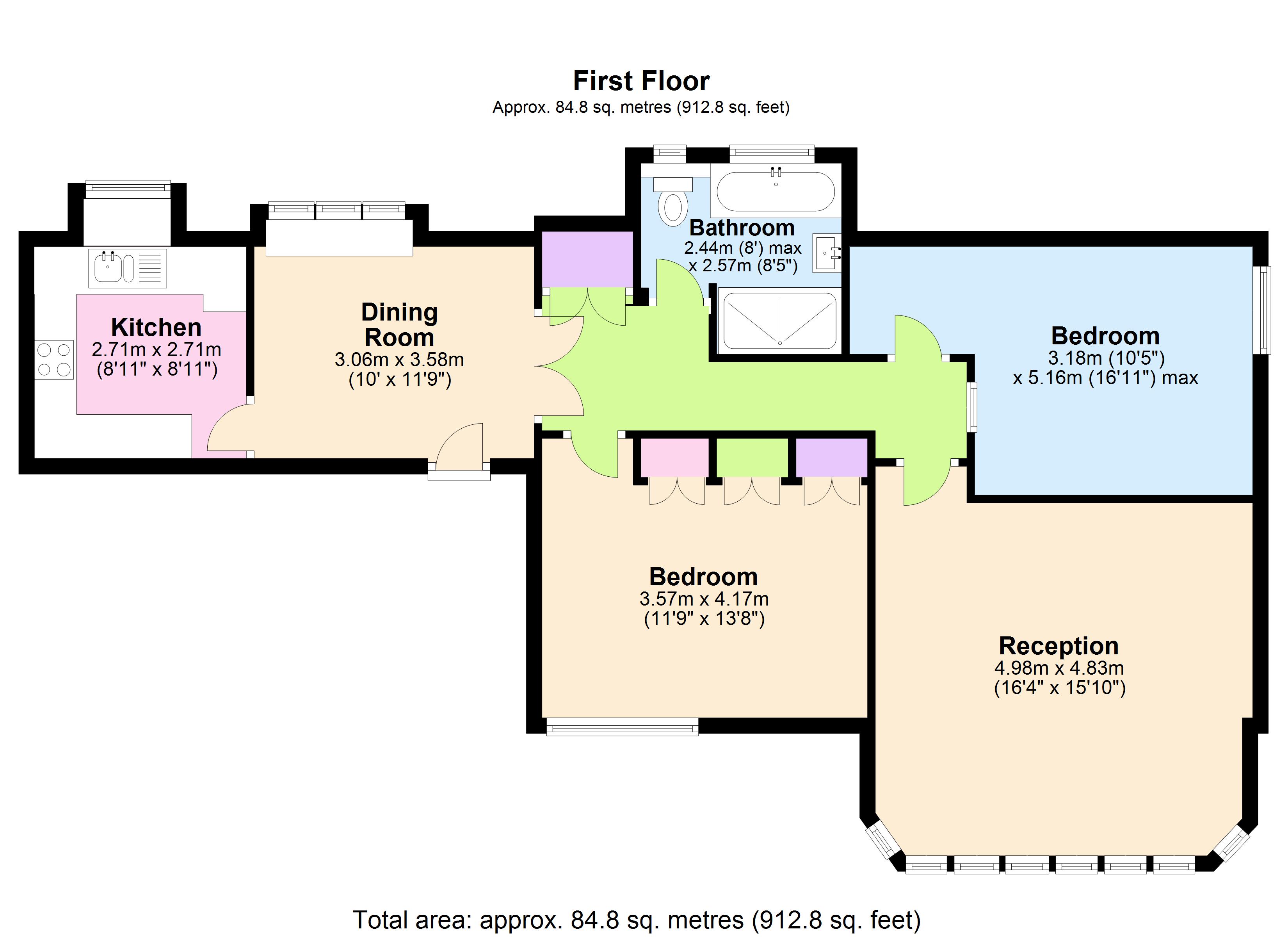 Lubbock Road, Chislehurst BR7, 2 bedroom flat for sale 54266082