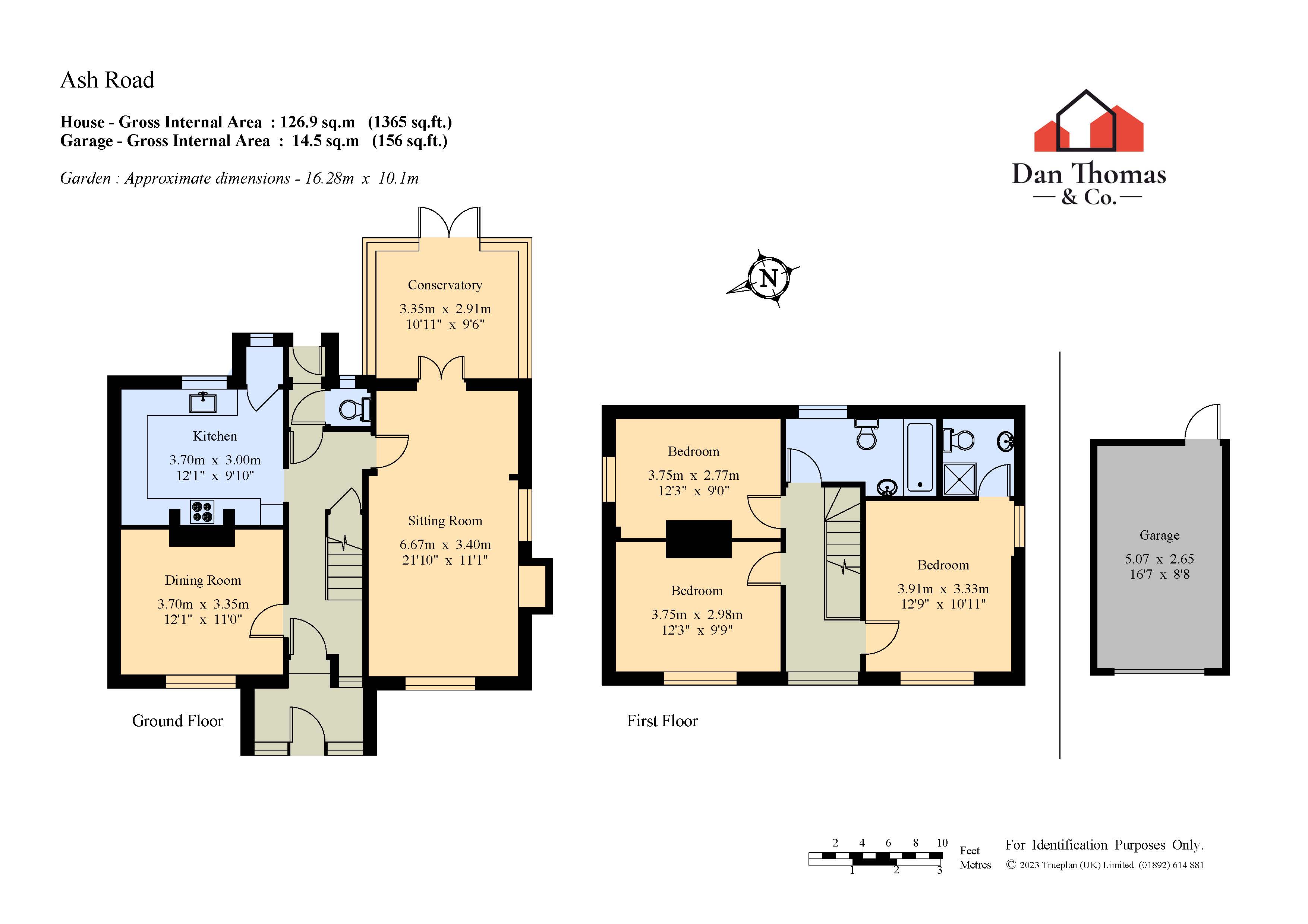 Ash Road, Hartley, Longfield, Kent DA3, 3 bedroom detached house for