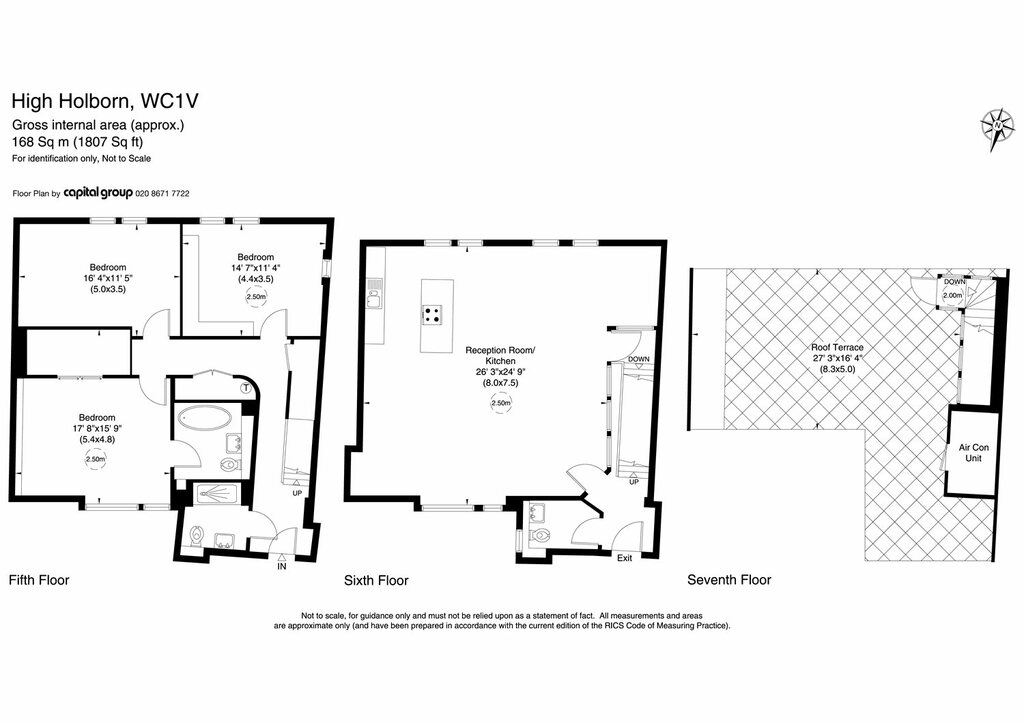 High Holborn, London WC1V, 3 bedroom flat for sale 60176252