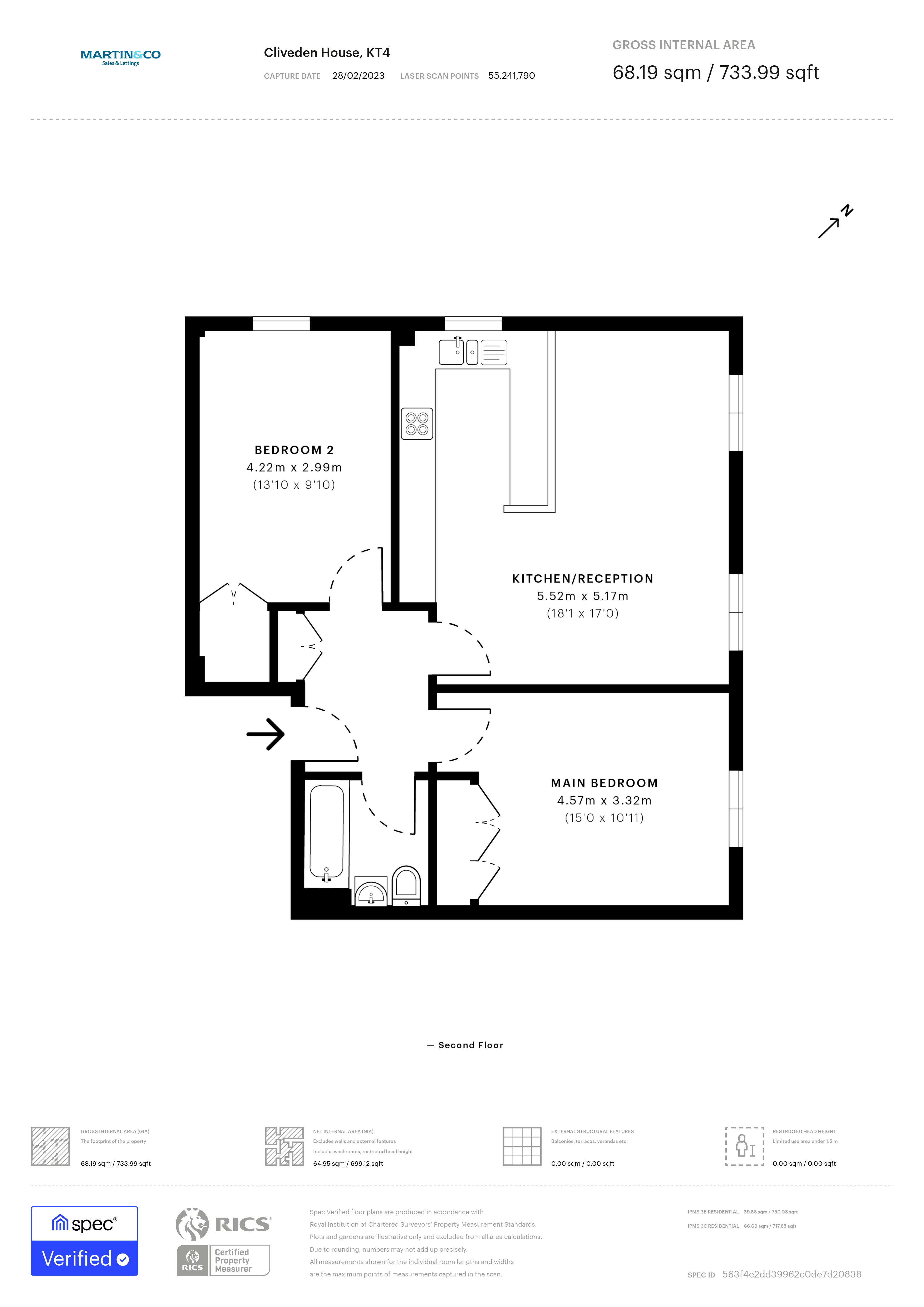 Windsor Road, Worcester Park KT4, 2 bedroom flat for sale 64147670