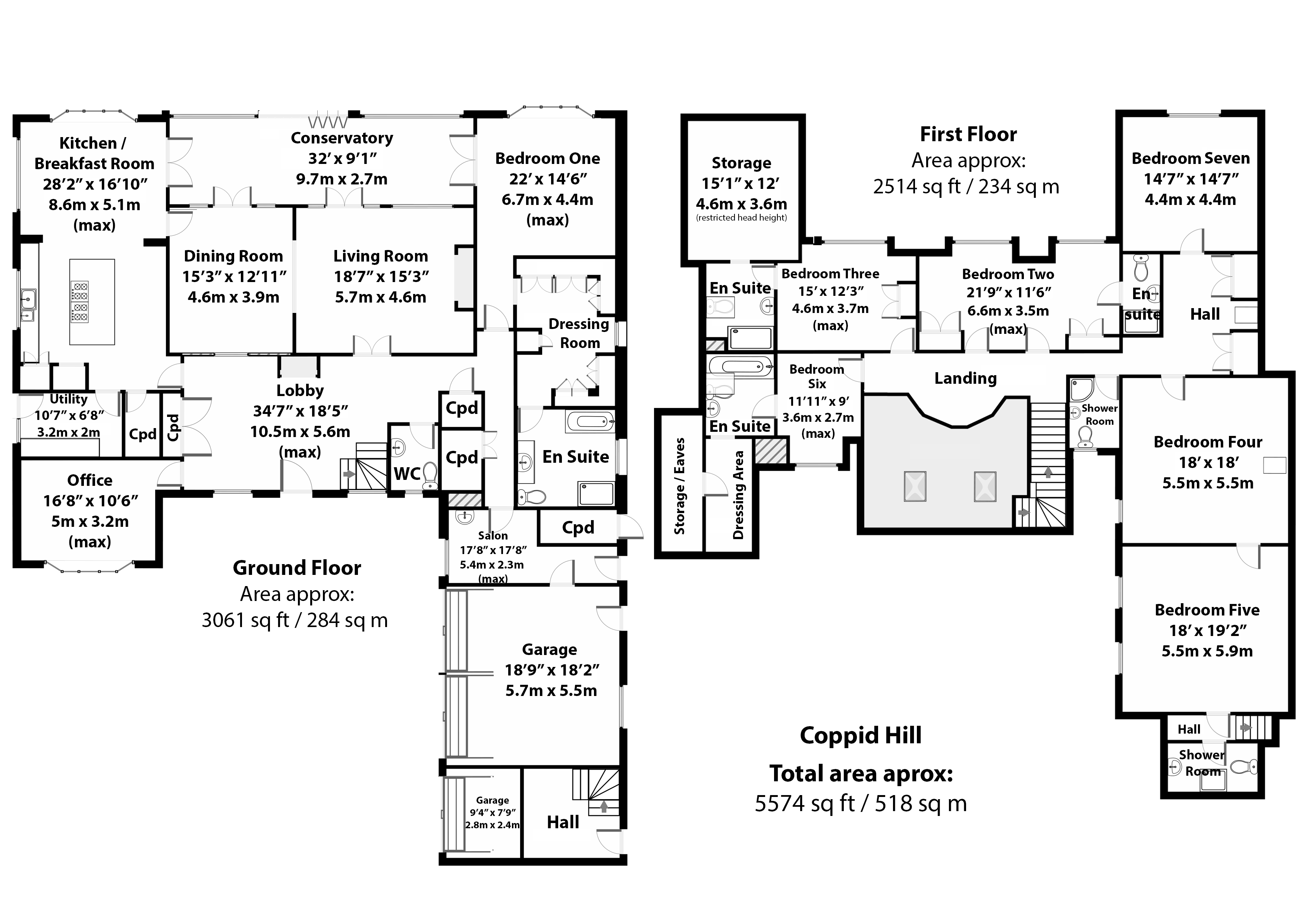 Barkham Road, Wokingham, Berkshire RG41, 6 bedroom detached house for