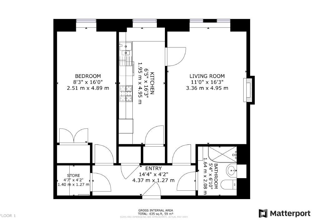 35 Elm Court, Milngavie, East Dunbartonshire G62, 1 bedroom flat for