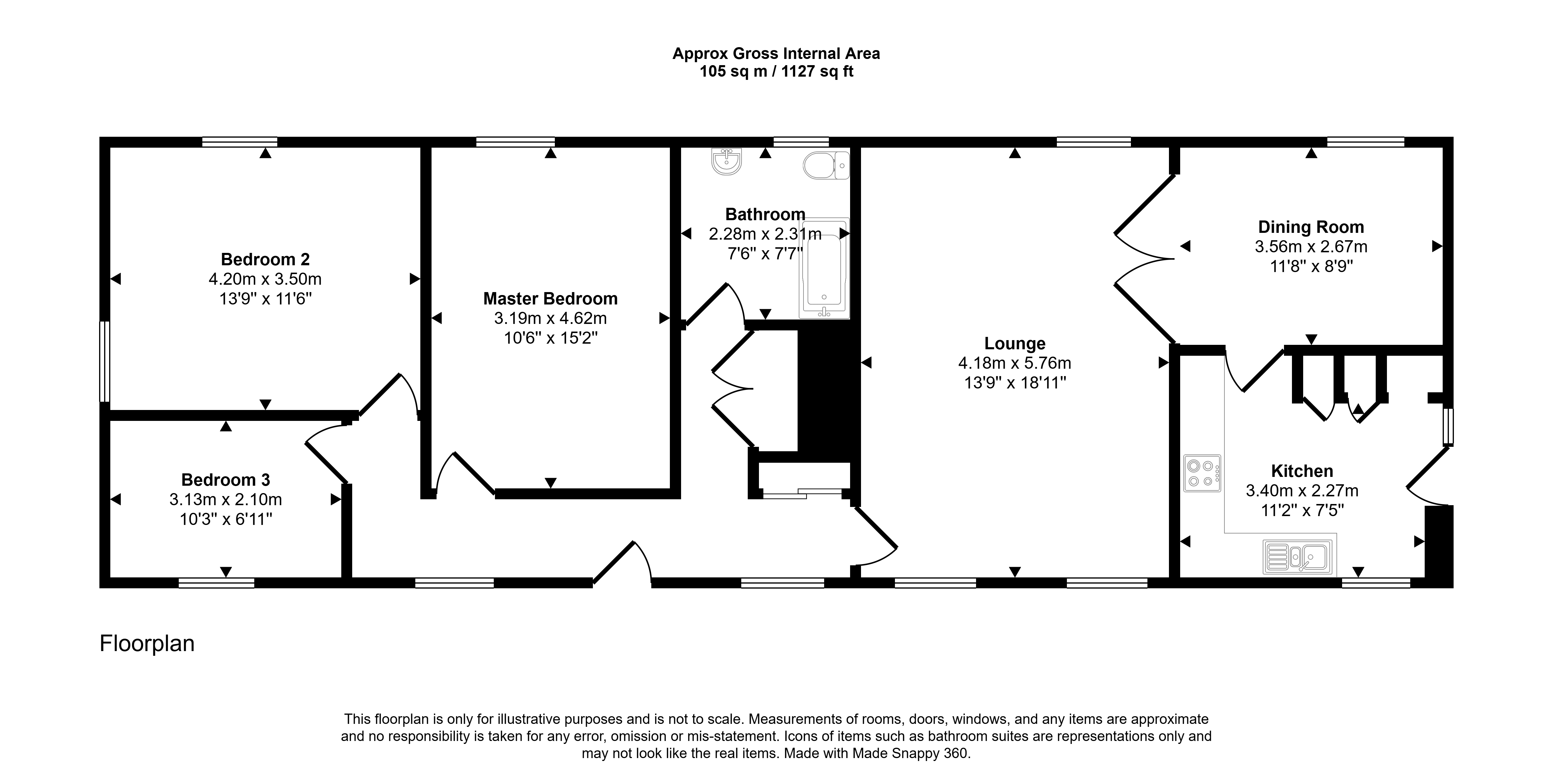 Chillingham, Alnwick NE66, 3 bedroom bungalow for sale 68667459