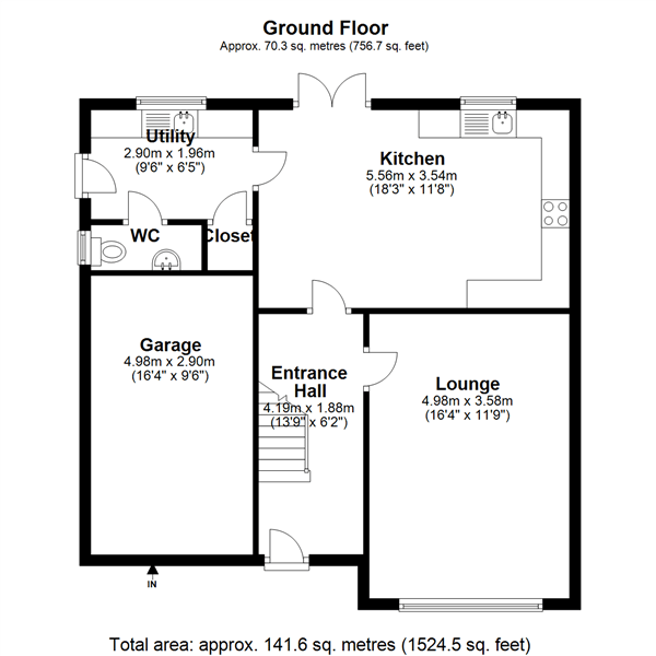 Broadgate, Weston Hills, Spalding PE12, 4 bedroom detached house for
