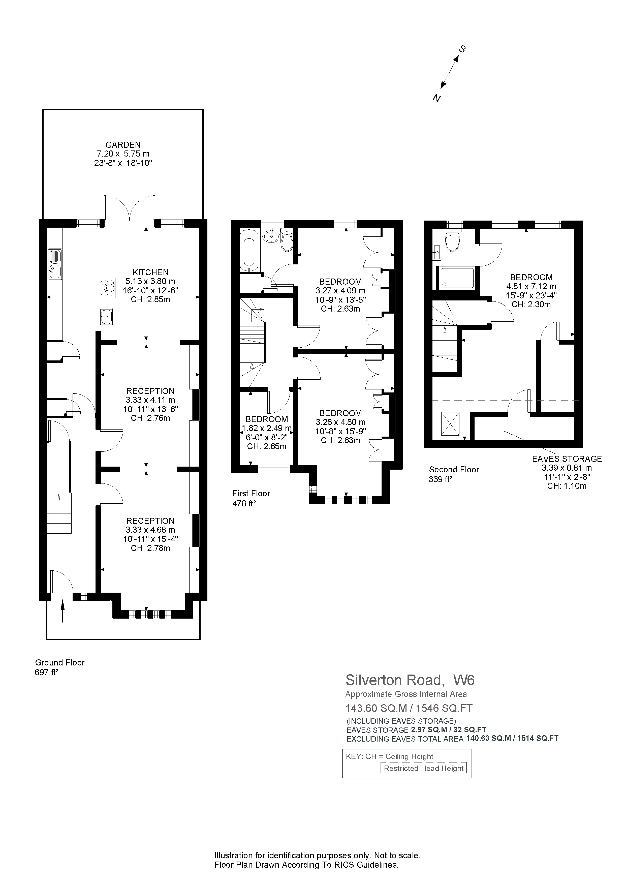 4 bed terraced house for sale in Silverton Road, Hammersmith, London W6