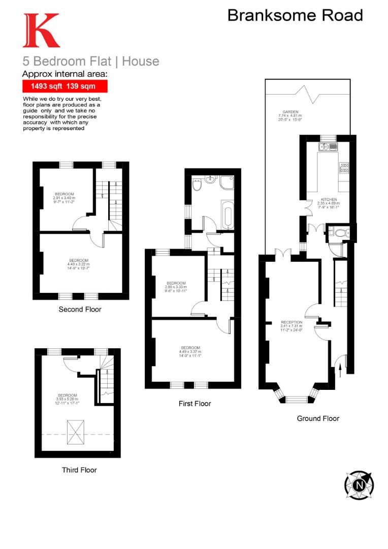 5 bed property for sale in Branksome Road, London SW2 Zoopla