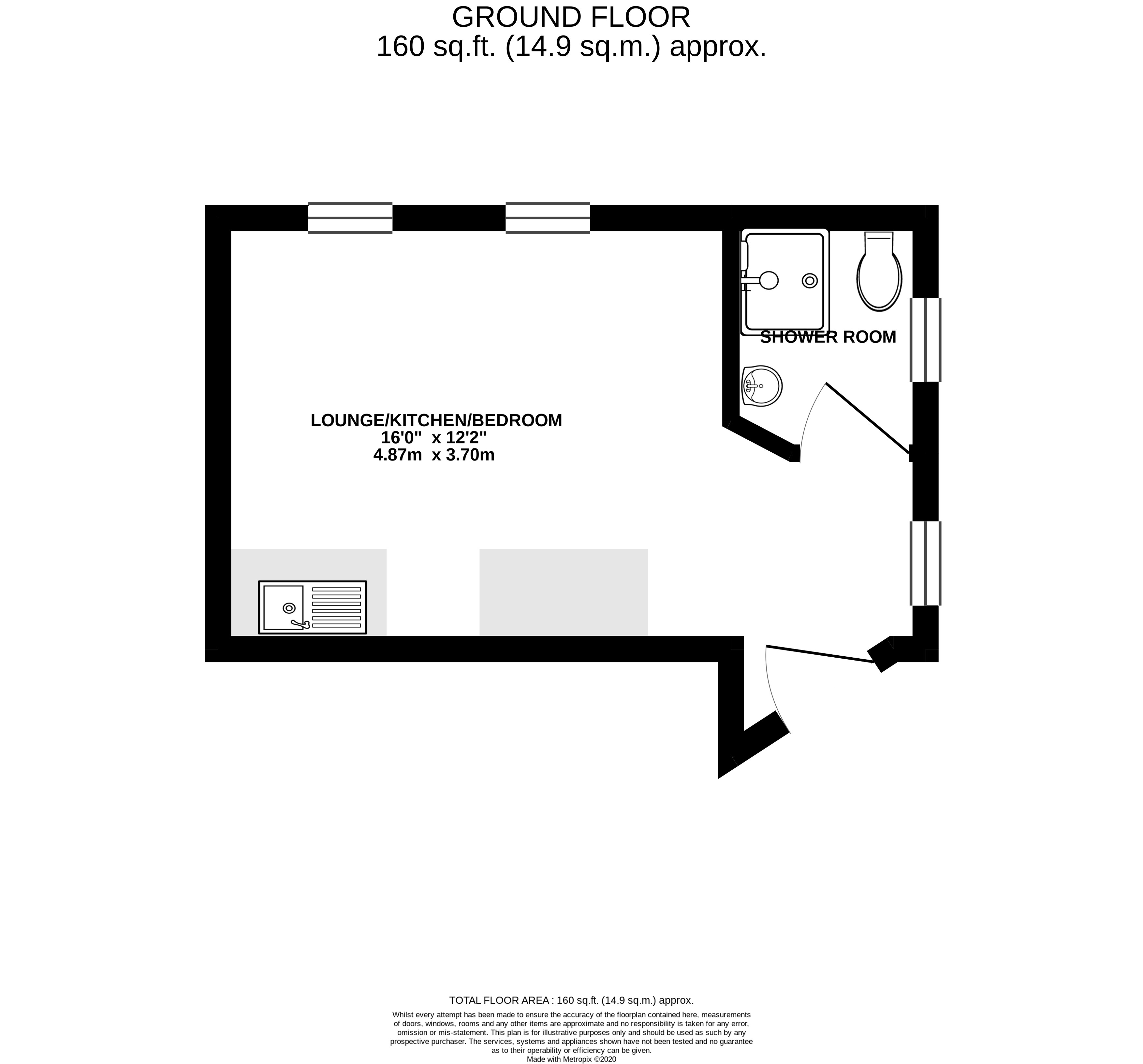 Cargate Avenue, Aldershot, Hampshire GU11, studio for sale 55772186