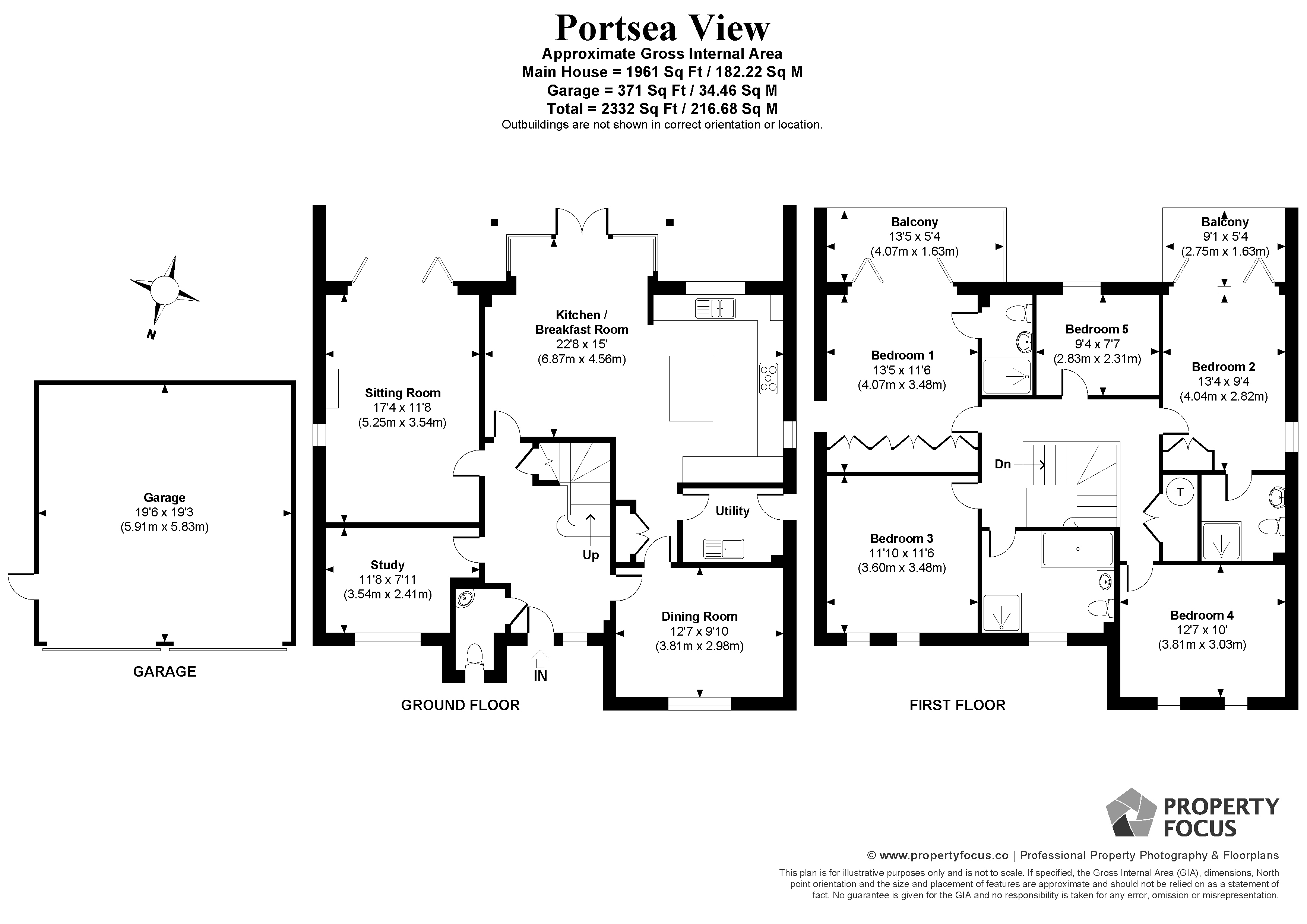Portsea View, Bedhampton, Havant PO9, 5 bedroom detached house for sale