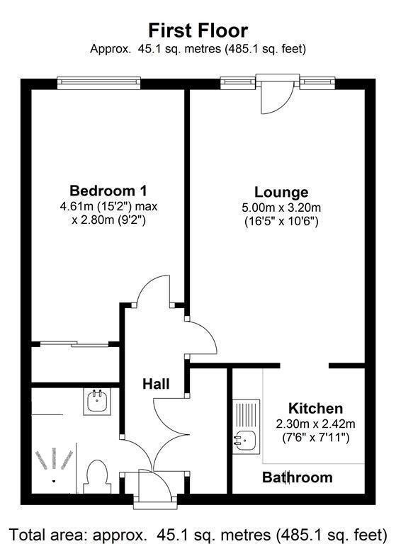 Balcon Court, Boileau Road, Ealing W5, 1 bedroom property for sale