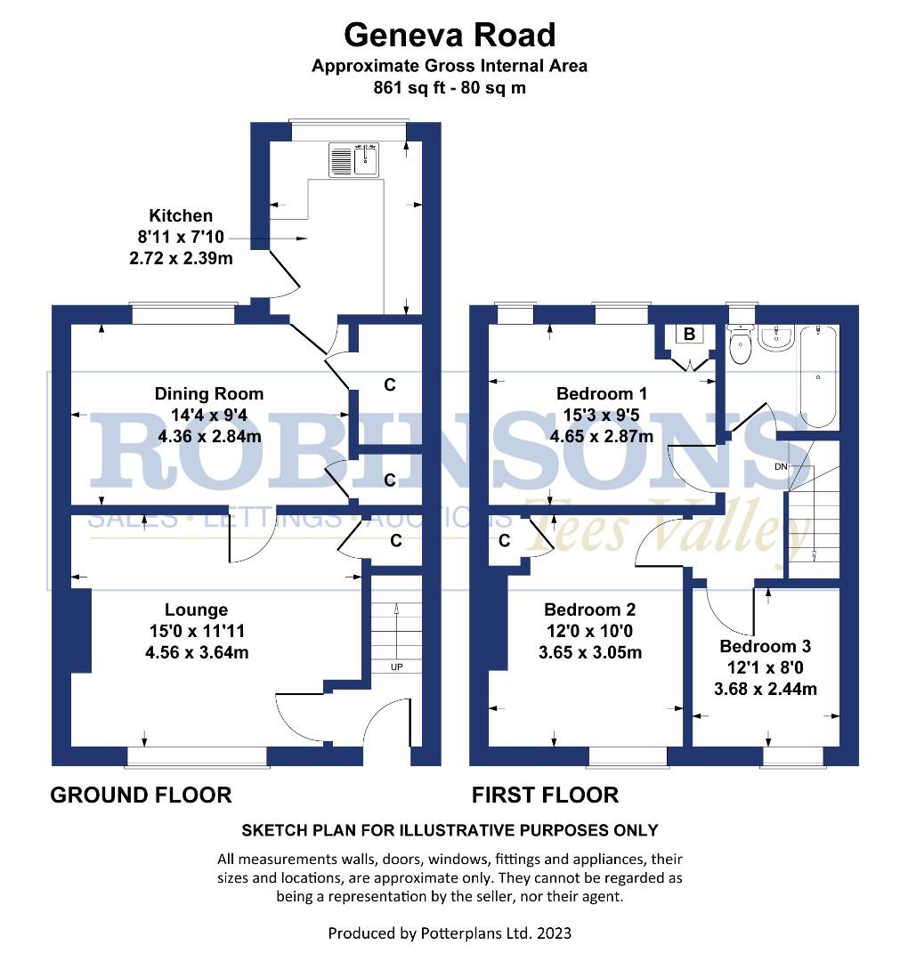 Geneva Road, Darlington DL1, 3 bedroom terraced house for sale