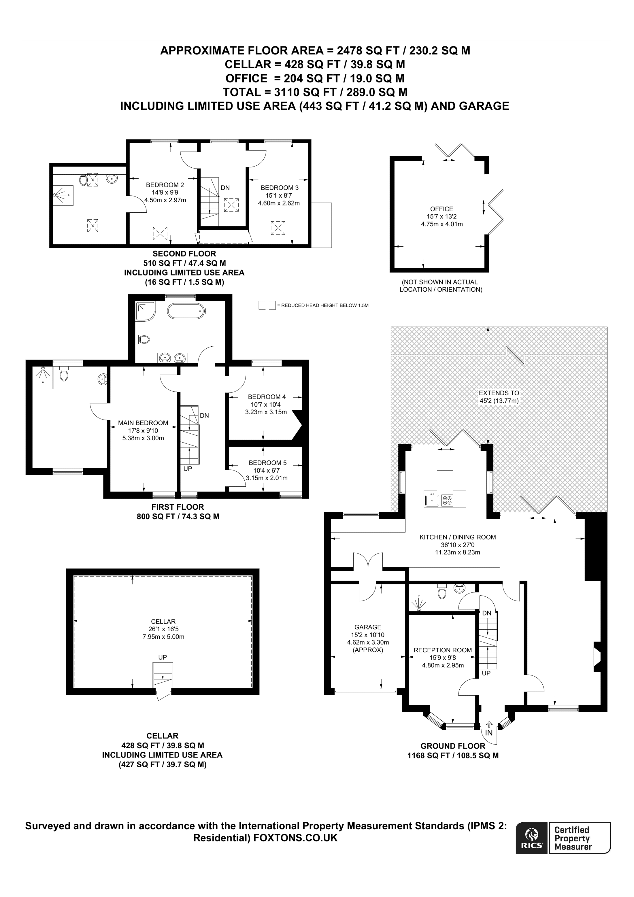 Walpole Road, Woodford, London E18, 5 bedroom semidetached house for