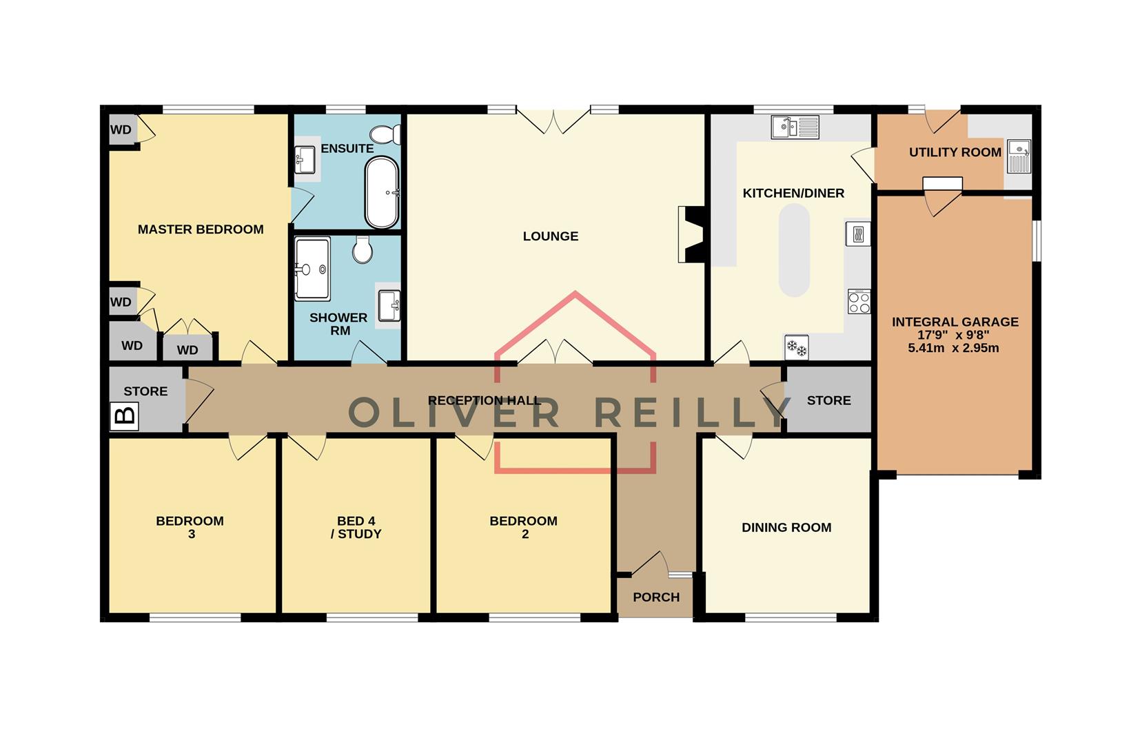 The Shires, North Road, Weston, Newark NG23, 4 bedroom detached