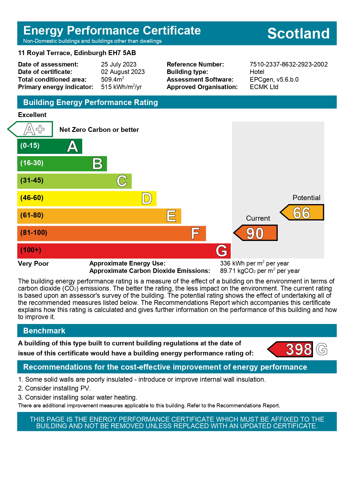 Royal Terrace, Edinburgh, Midlothian EH7., 10 bedroom terraced house