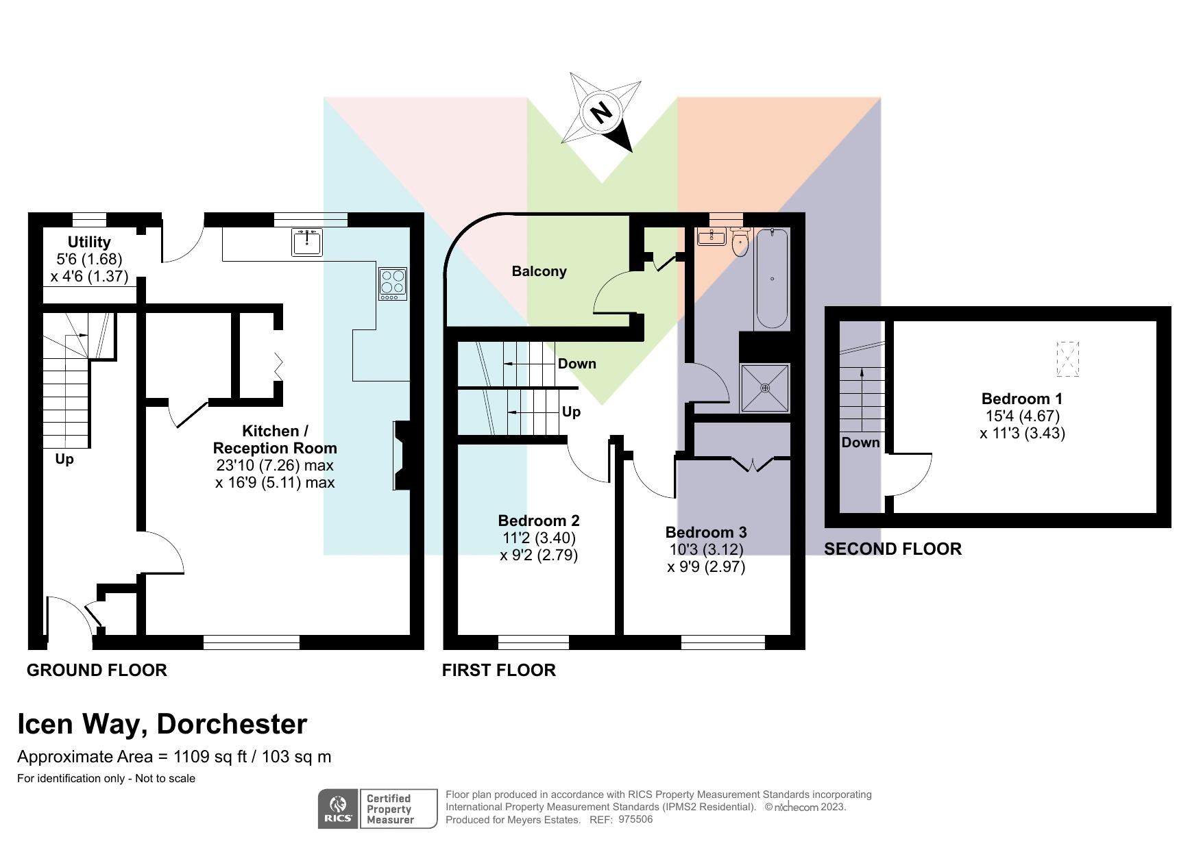 Icen Way, Dorchester DT1, 3 bedroom end terrace house for sale