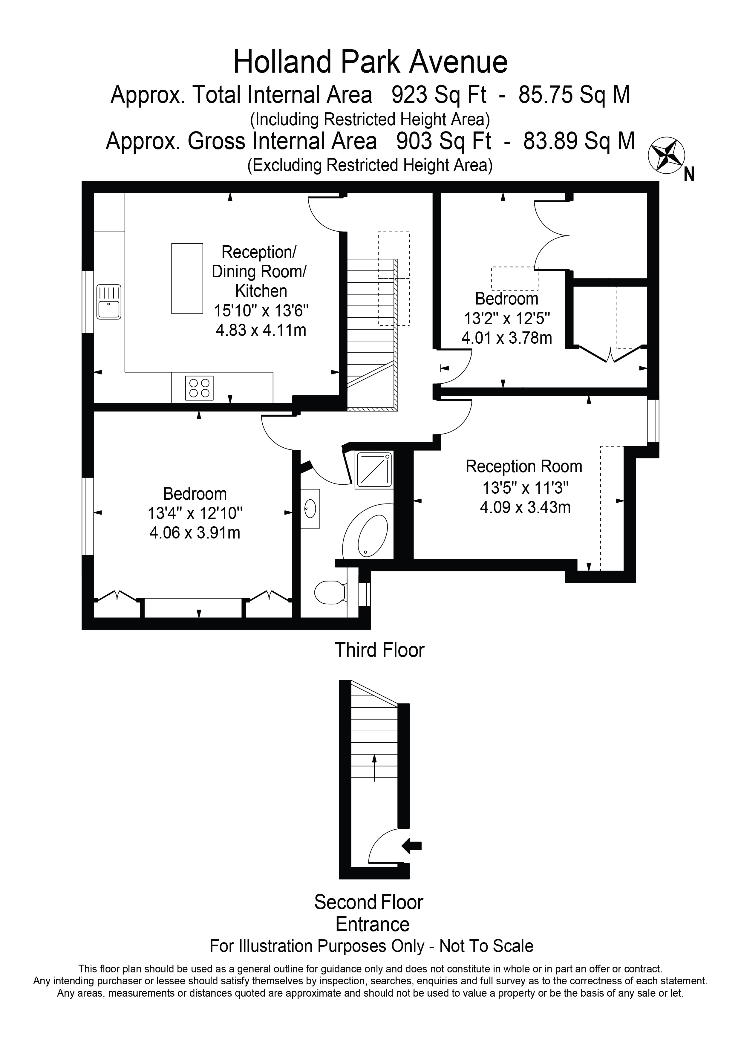 Holland Park Avenue, London W11, 2 bedroom flat for sale 65046489