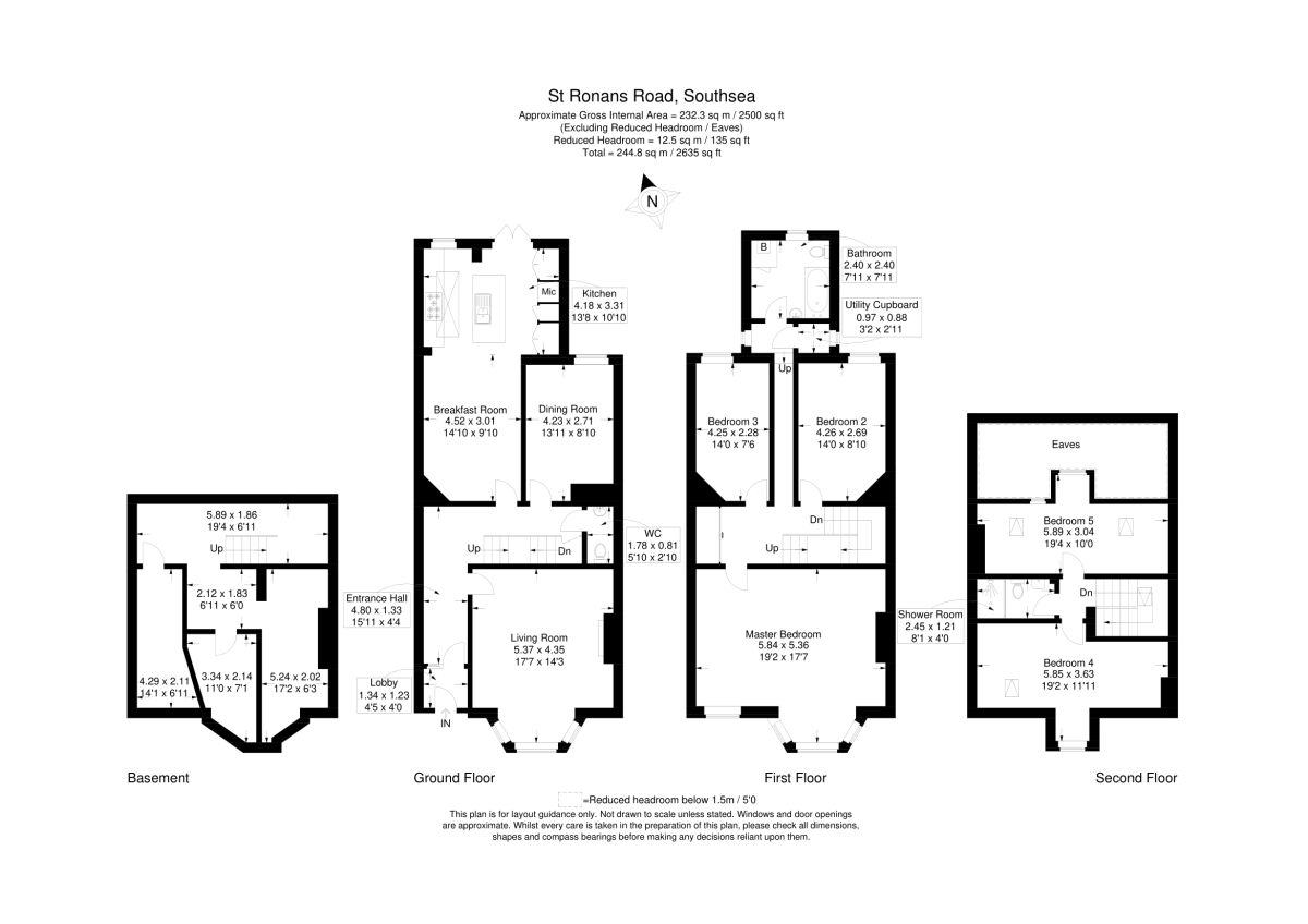 5 bed terraced house for sale in St. Ronans Avenue, Southsea PO4 Zoopla