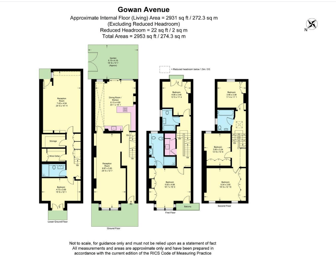Gowan Avenue, Fulham SW6, 6 bedroom terraced house for sale 66666104