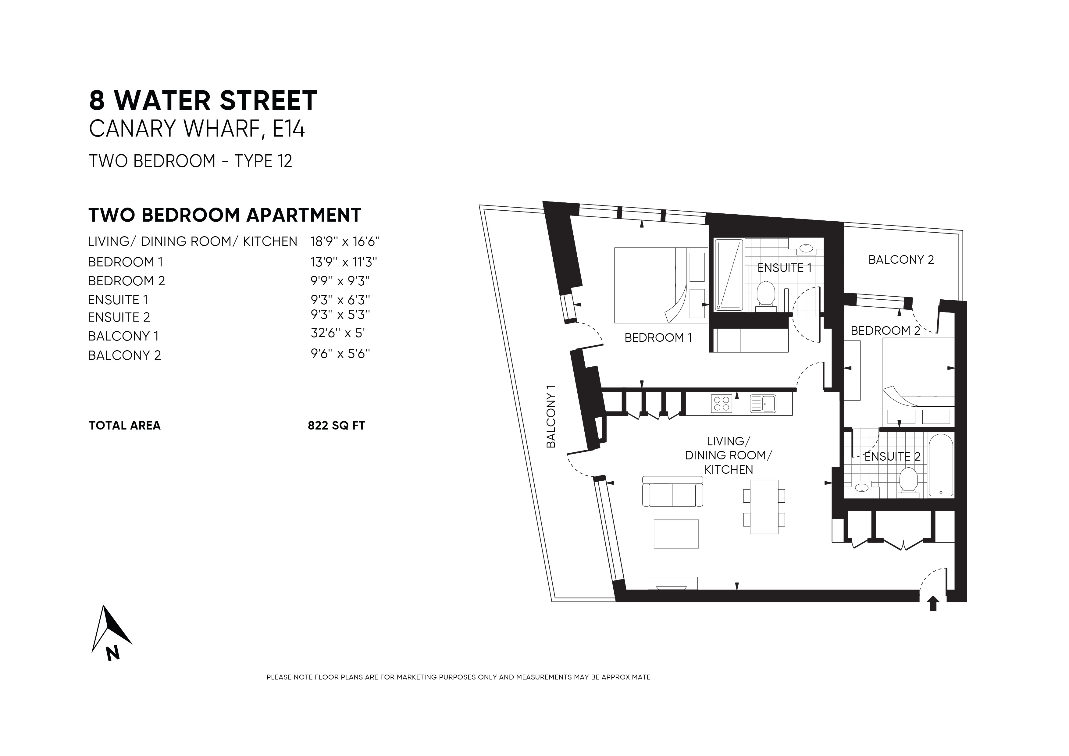 2 bed flat to rent in Water Street, London E14 68664777 Zoopla