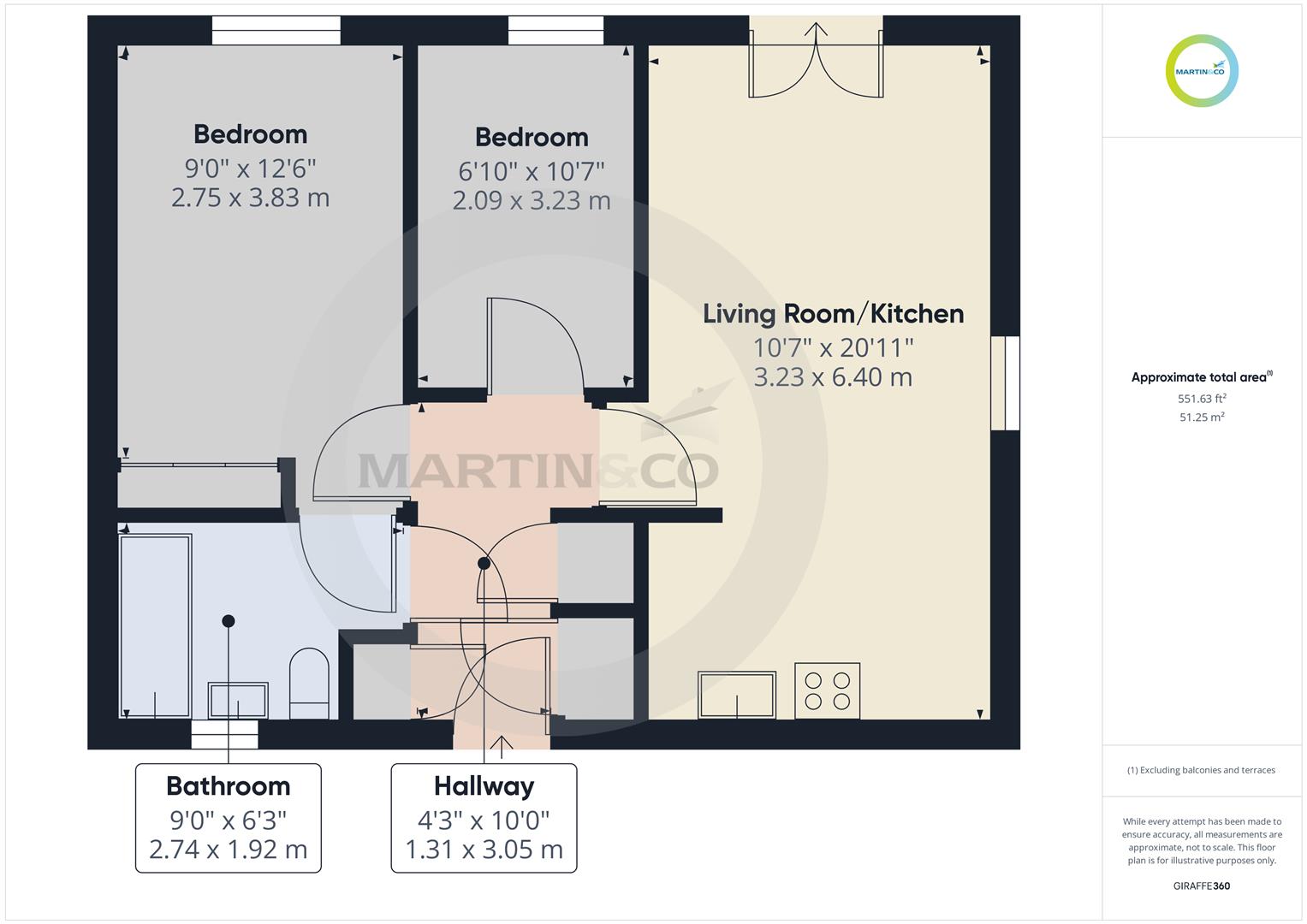 Conisborough Way, Hemsworth, Pontefract WF9, 2 bedroom flat to rent