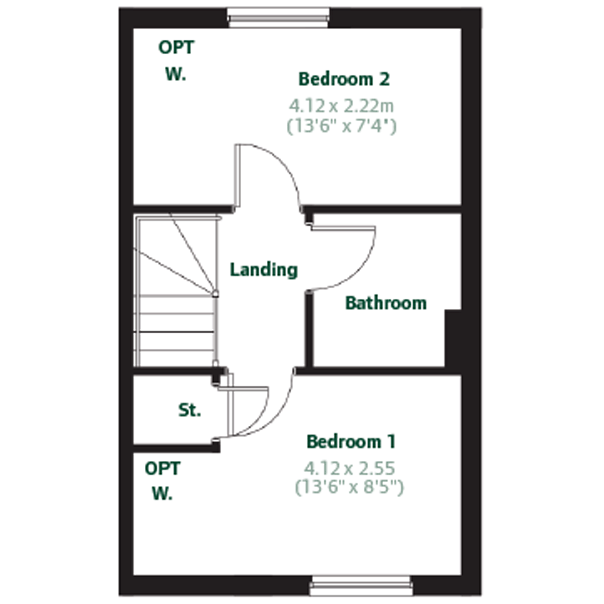 "The Portree" at Gilbertfield Road, Cambuslang, Glasgow G72, 2 bedroom