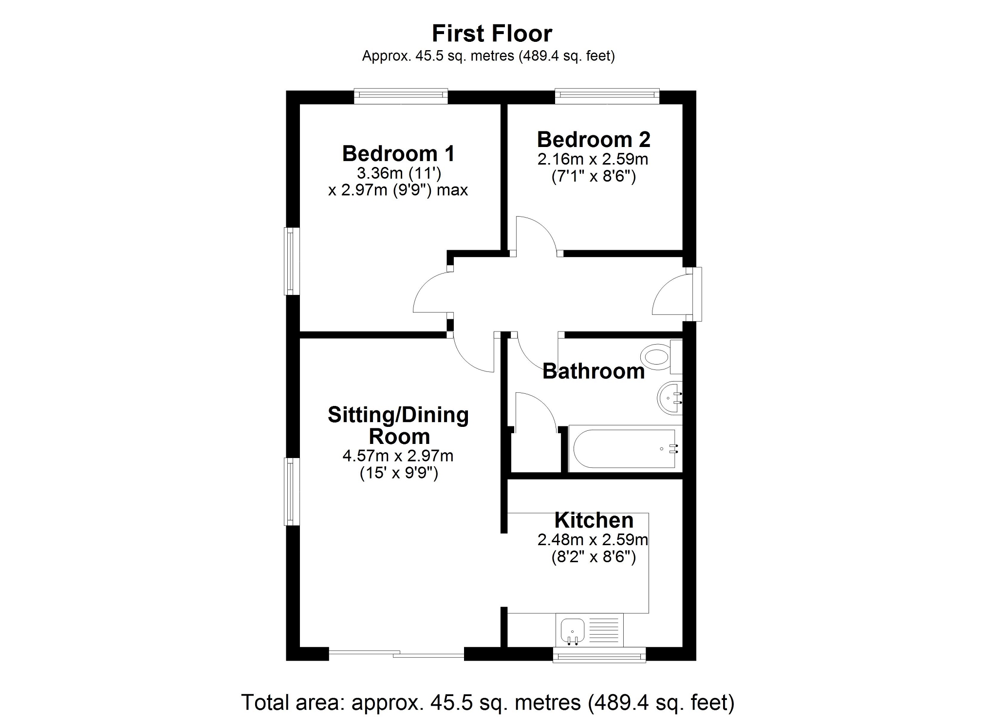 Waterview Park, Leigh, Greater Manchester. WN7, 2 bedroom flat for sale