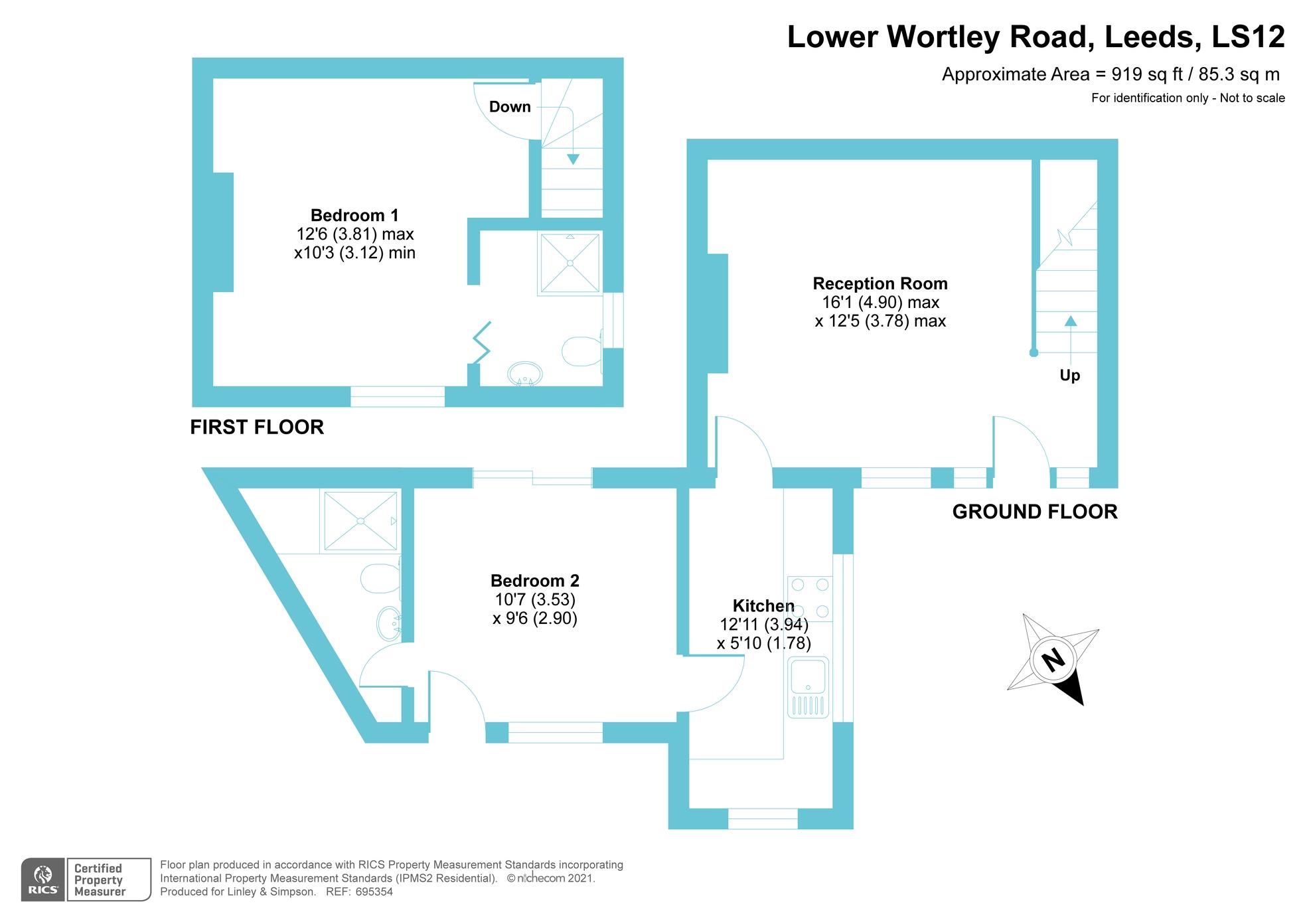 Lower Wortley Road, Leeds, West Yorkshire LS12, 2 bedroom terraced