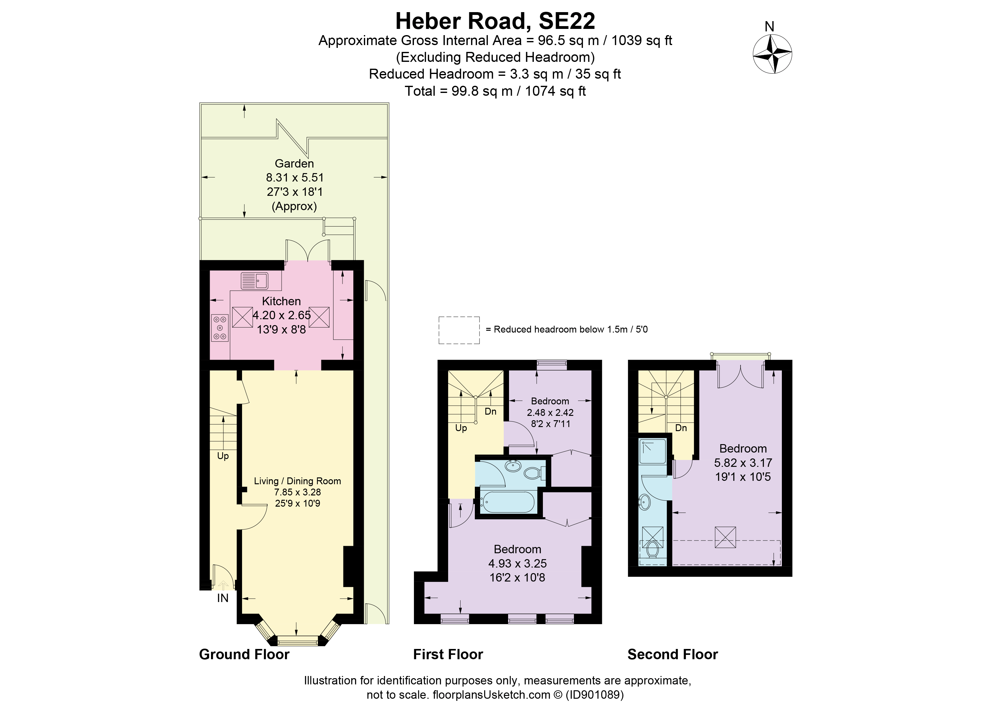 Heber Road, East Dulwich, London SE22, 3 bedroom semidetached house