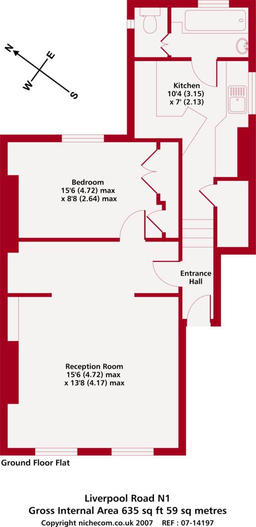 Liverpool Road, Islington N7, 1 bedroom flat to rent 44583116
