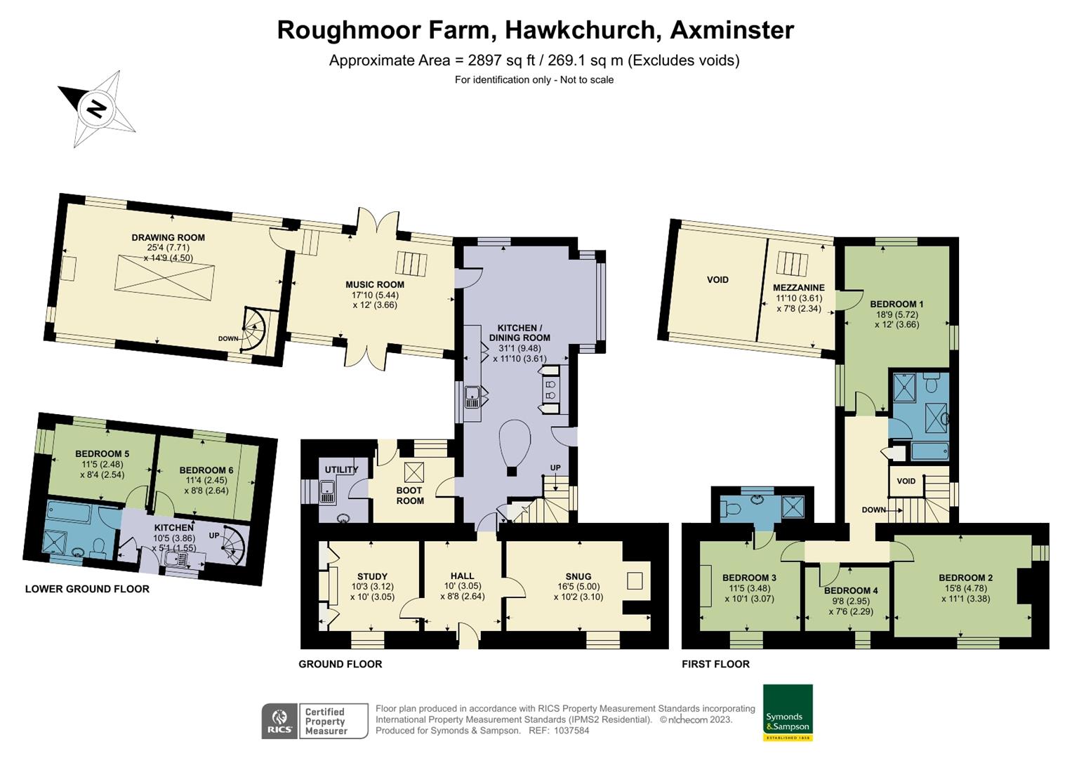 Hawkchurch, Axminster EX13, 6 bedroom farmhouse for sale 66750090