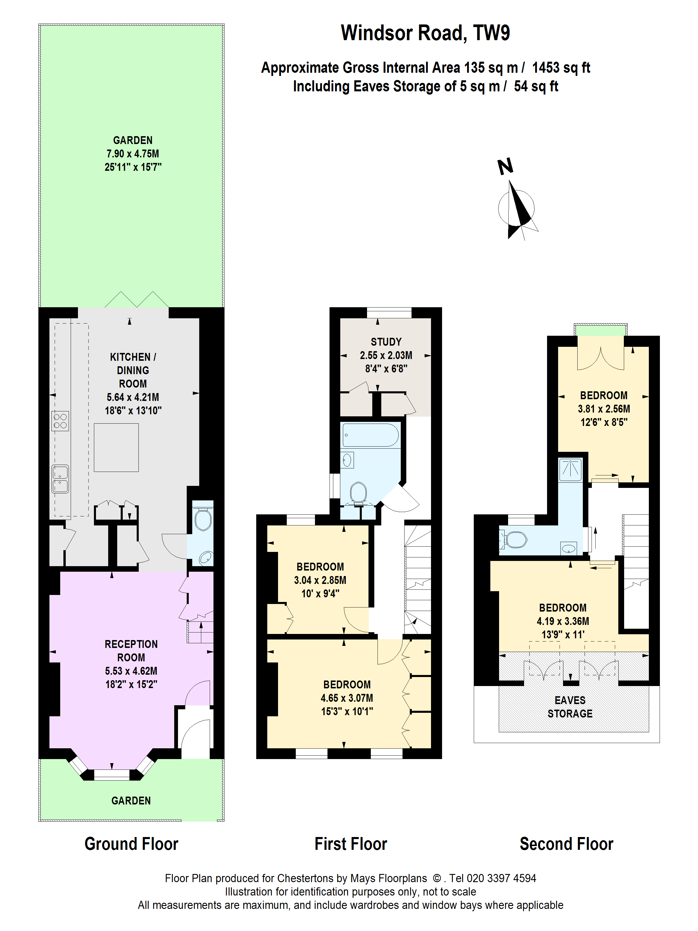 Windsor Road, Kew, Surrey TW9, 4 bedroom terraced house for sale