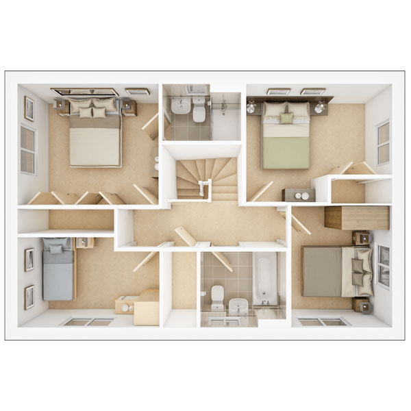 "The Trusdale Plot 6" at Stoke Road, Hoo, Rochester ME3, 4 bedroom