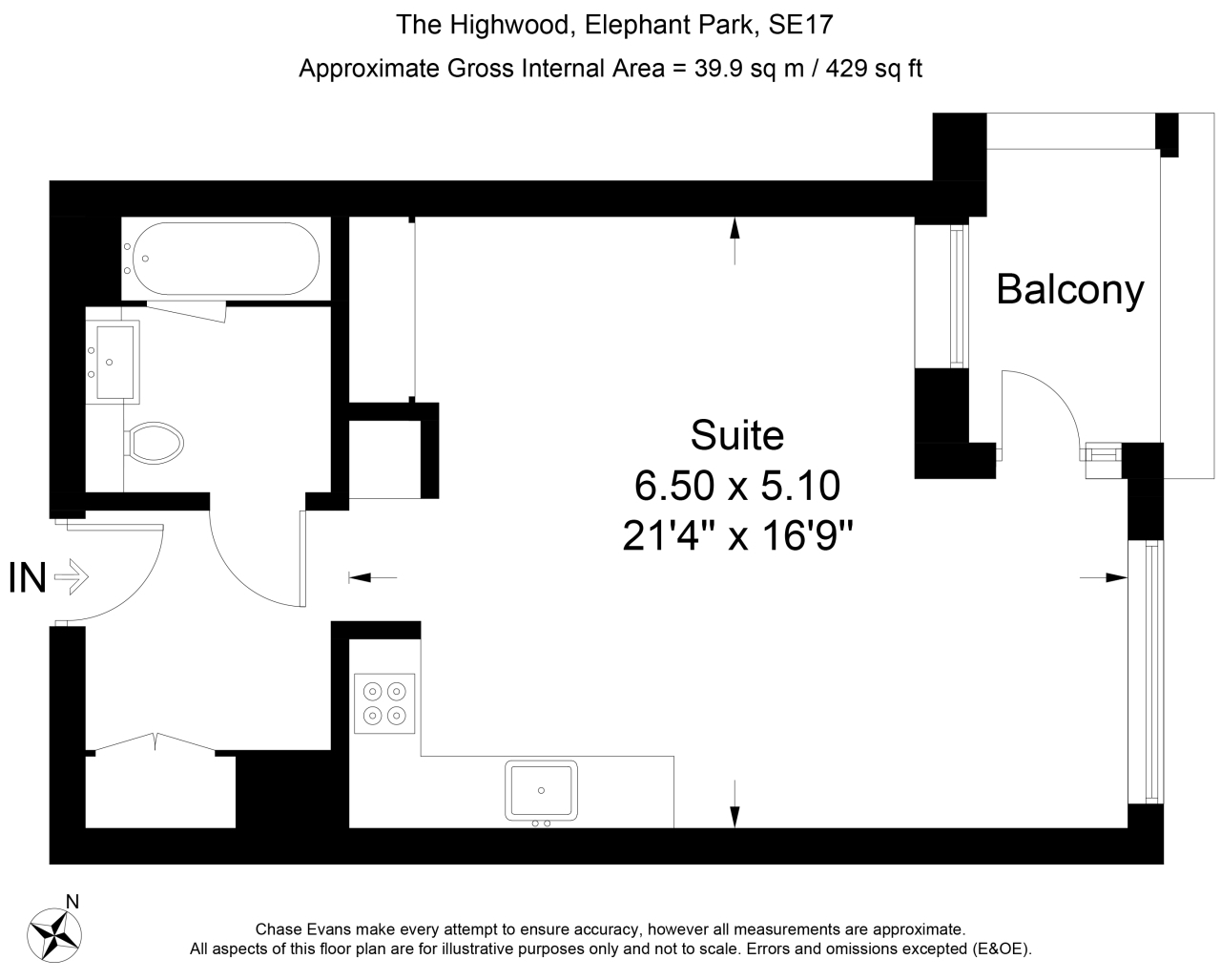 Hurlock Heights, Elephant Park, Elephant & Castle SE17, studio to rent