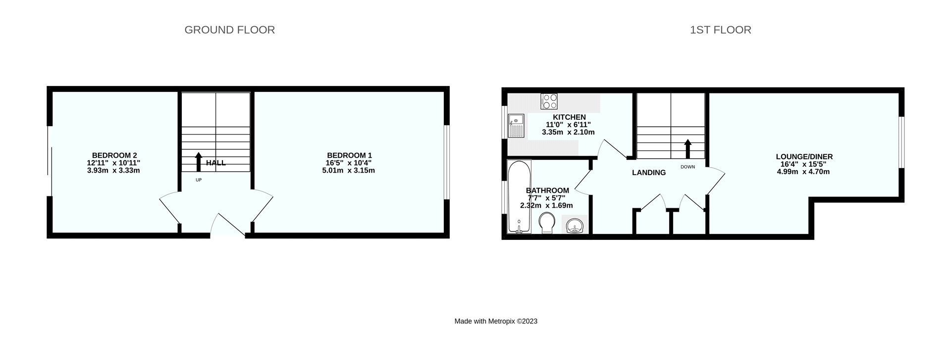 Cockington Lane, Preston, Paignton, Devon TQ3, 2 bedroom terraced house to rent 64228182