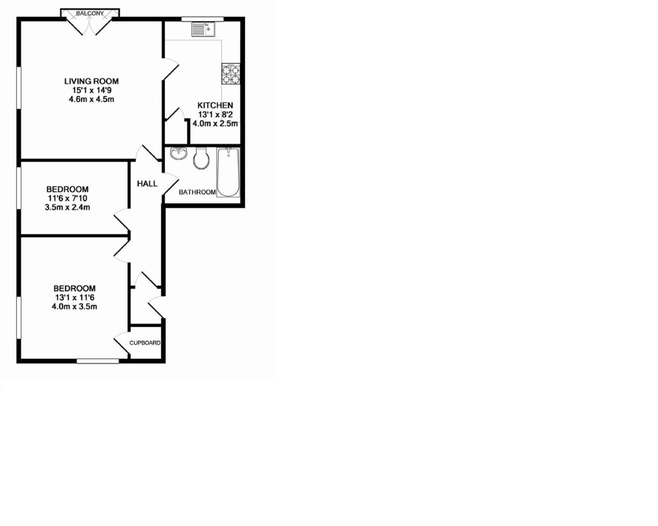 Springfield House, Surley Row, Emmer Green RG4, 2 bedroom flat for sale