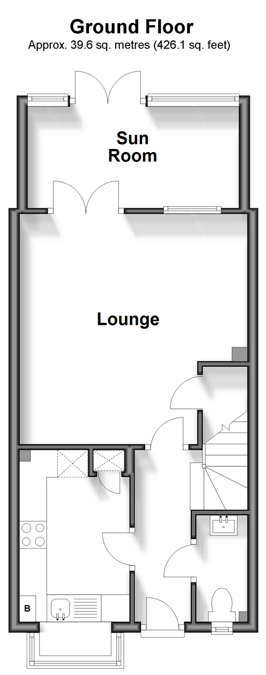 Ockley Road, Bognor Regis, West Sussex PO21, 3 bedroom town house for