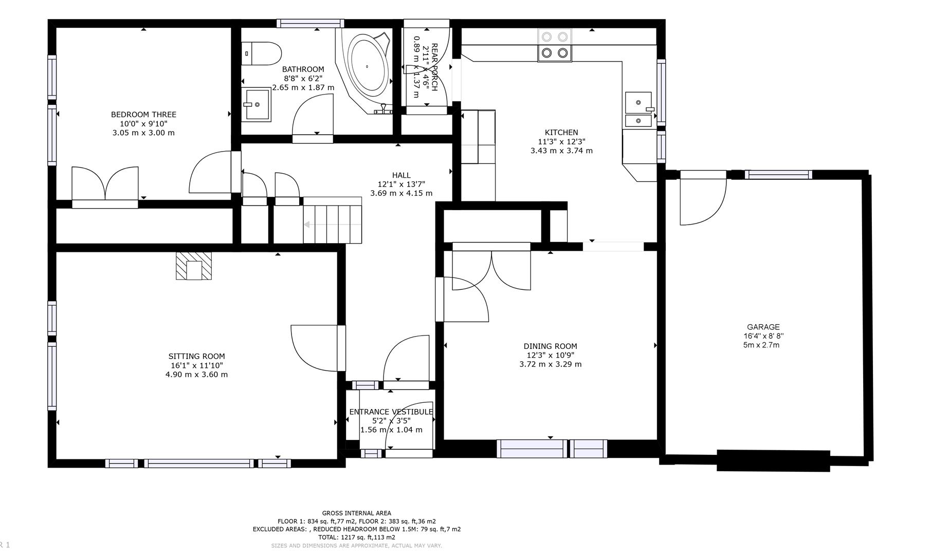 Woodside Avenue, GrantownOnSpey PH26, 3 bedroom detached house for