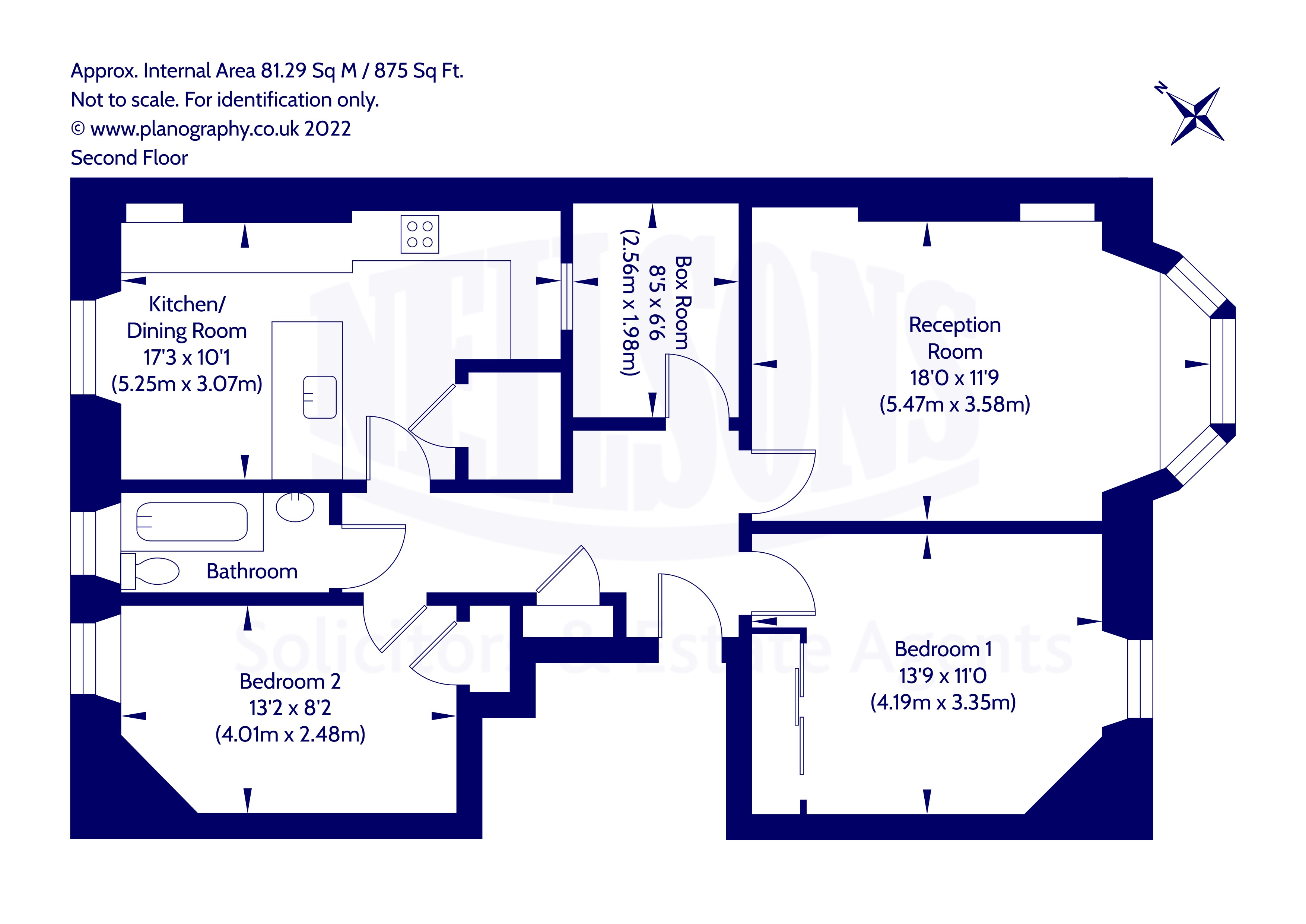 3 2F1, Royston Terrace, Edinburgh EH3, 2 bedroom flat for sale
