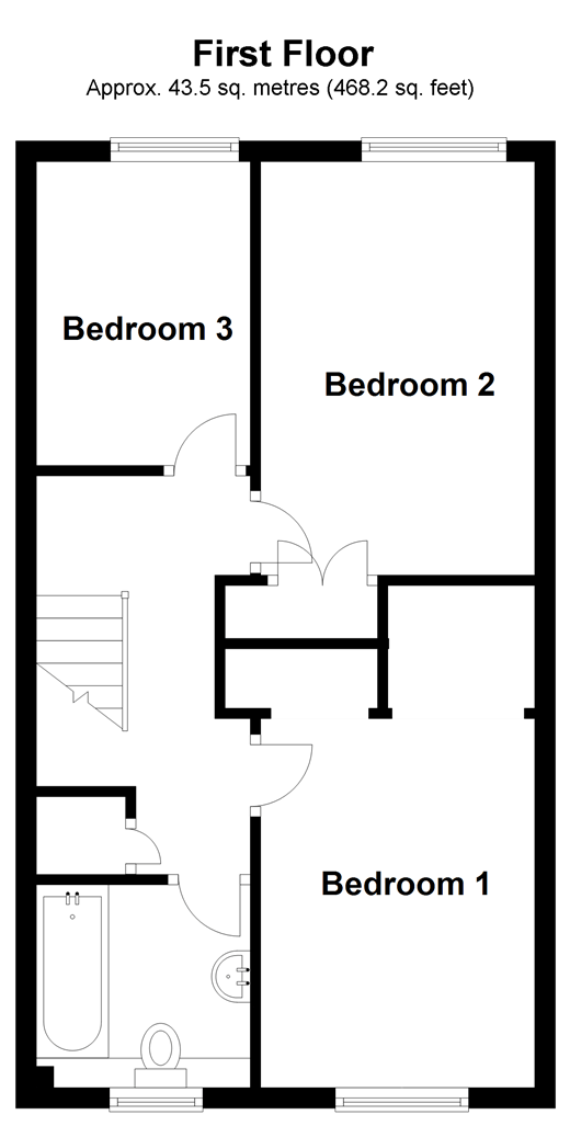 3 bed end terrace house for sale in Bazes Shaw, New Ash Green