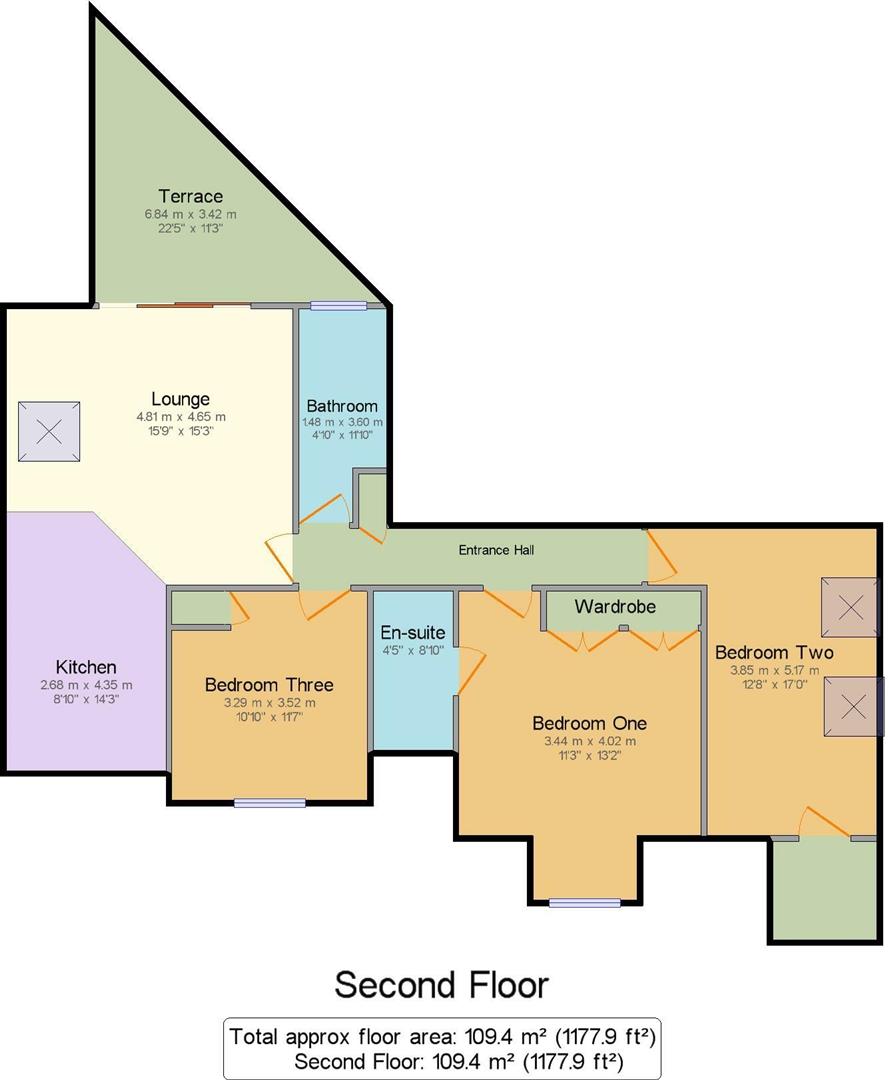 Blandford Road, Upton, Poole BH16, 3 bedroom flat for sale 66533302