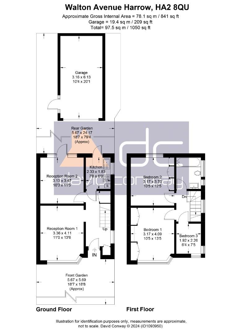Walton Avenue, Harrow HA2, 3 bedroom semidetached house for sale
