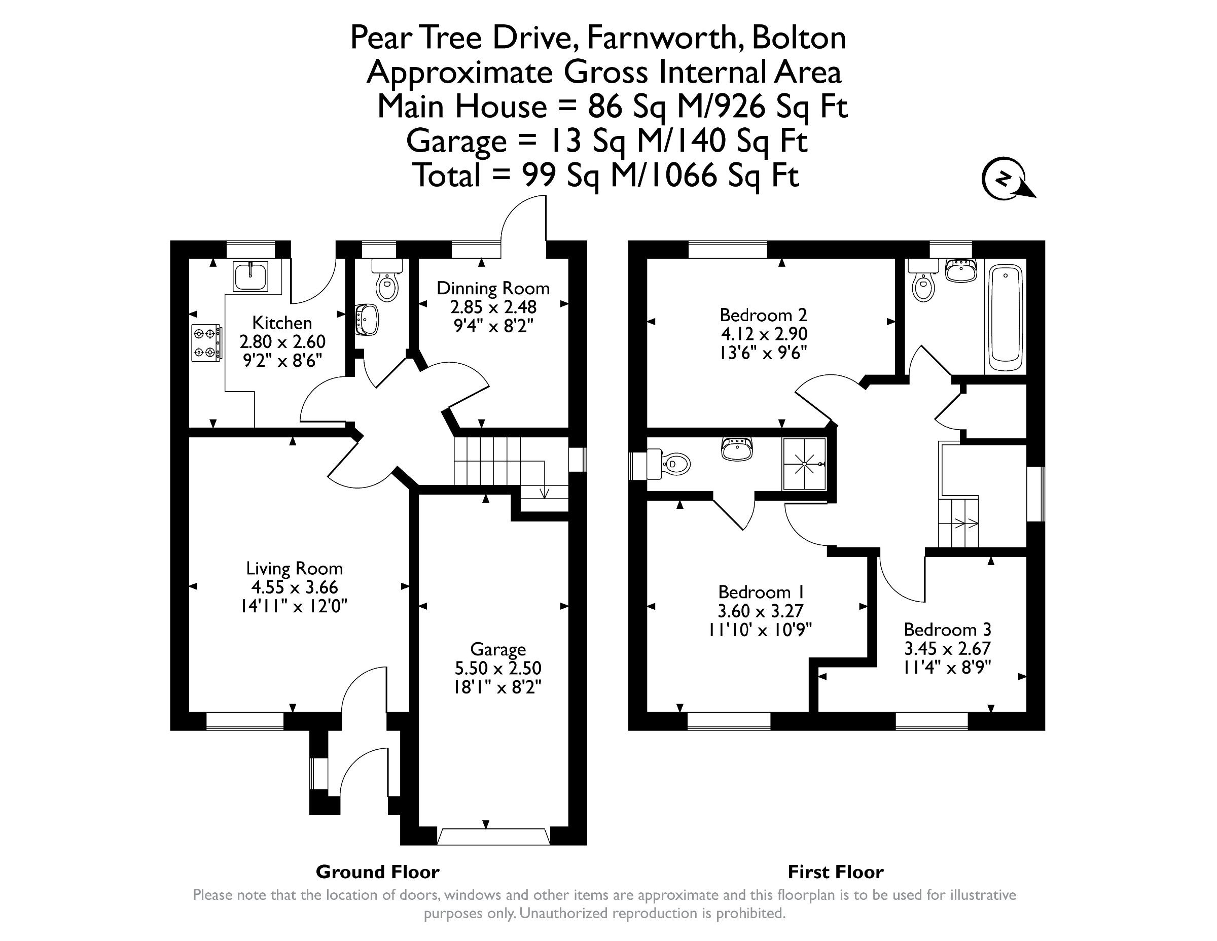 Pear Tree Drive, Farnworth, Bolton BL4, 3 bedroom detached house for