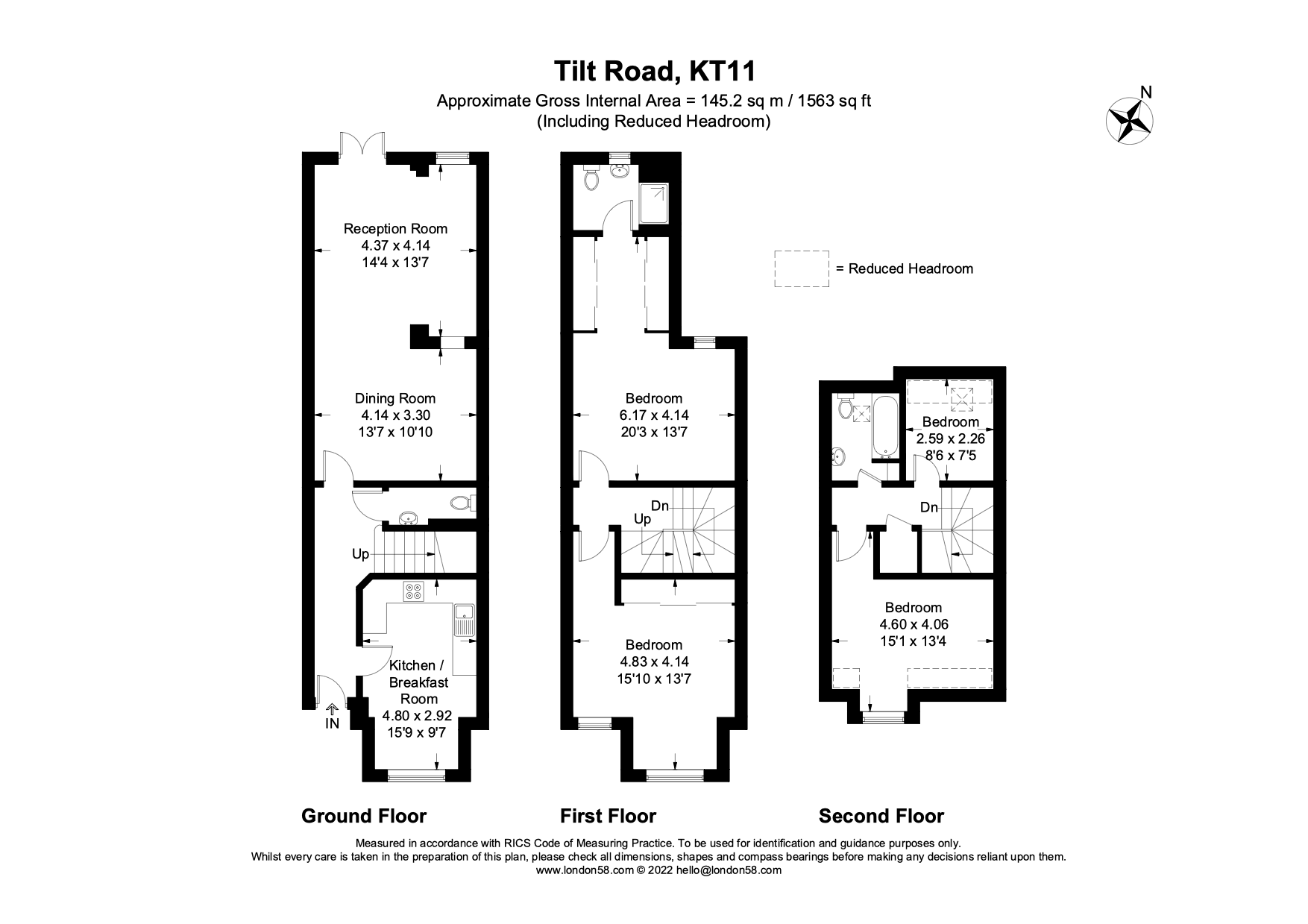 Tilt Road, Cobham KT11, 4 bedroom terraced house for sale 60497619